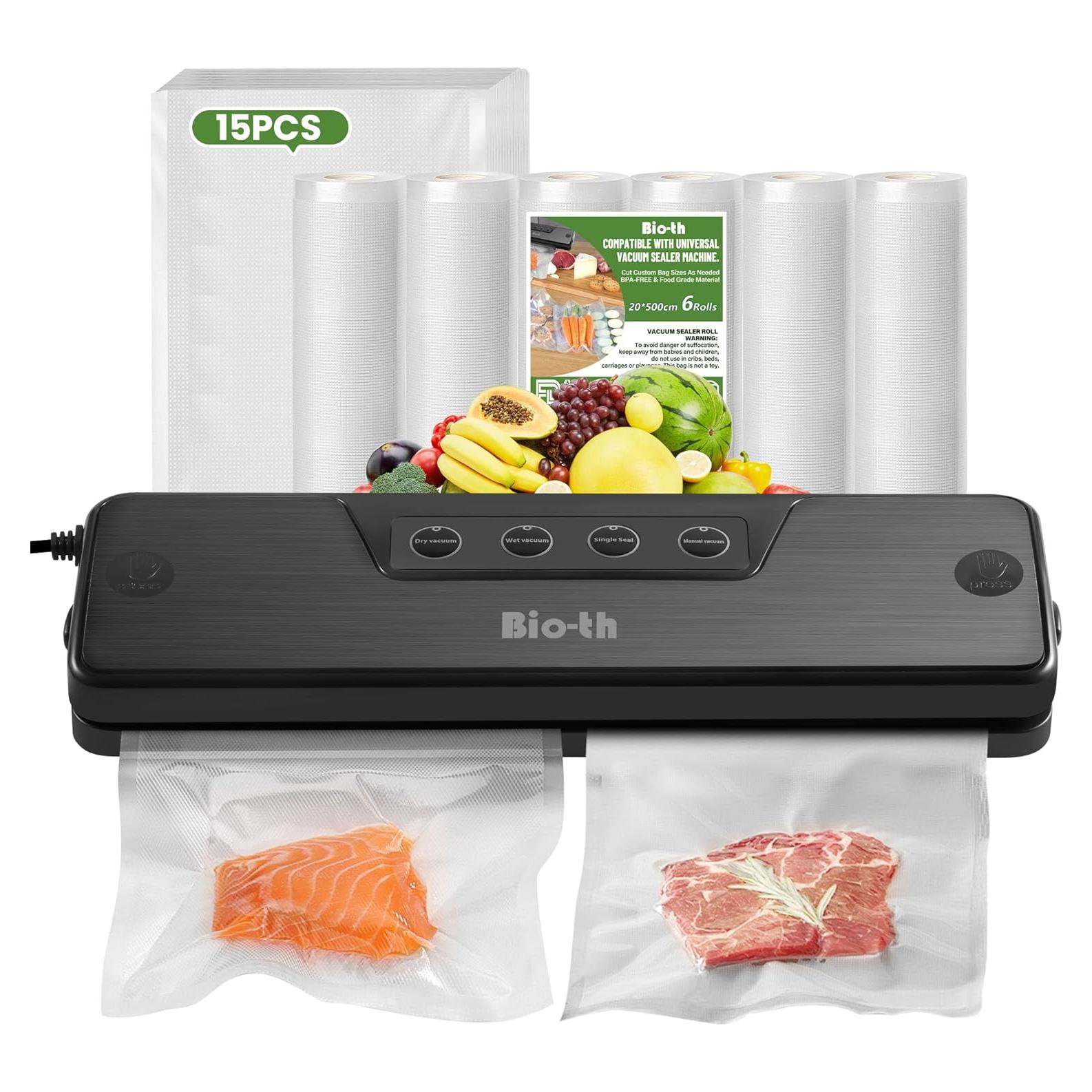 Máquina Selladora al Vacío Bio-th GM-77 Compacta 120W