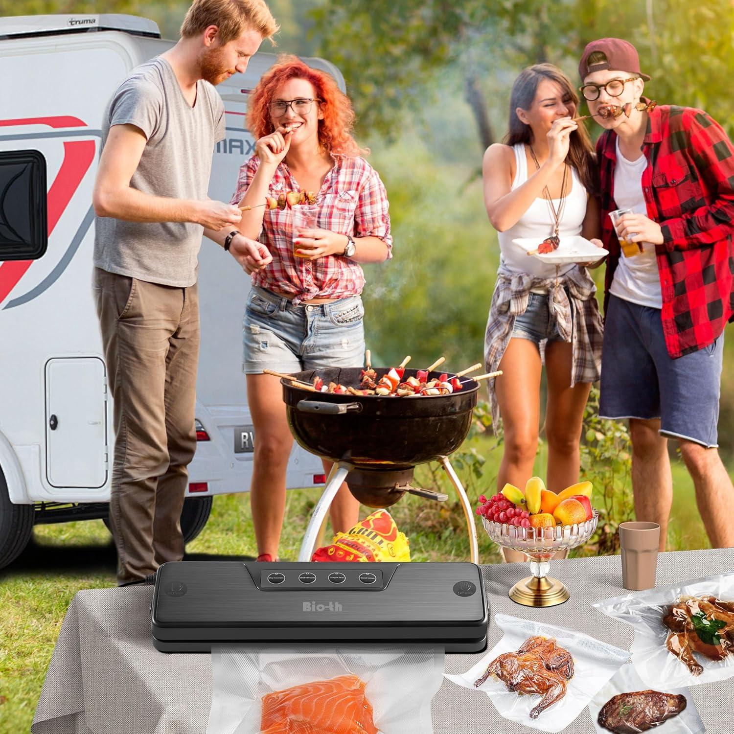 Sellador al vacío Bio-th GM-77 compacto 120W con 15 bolsas