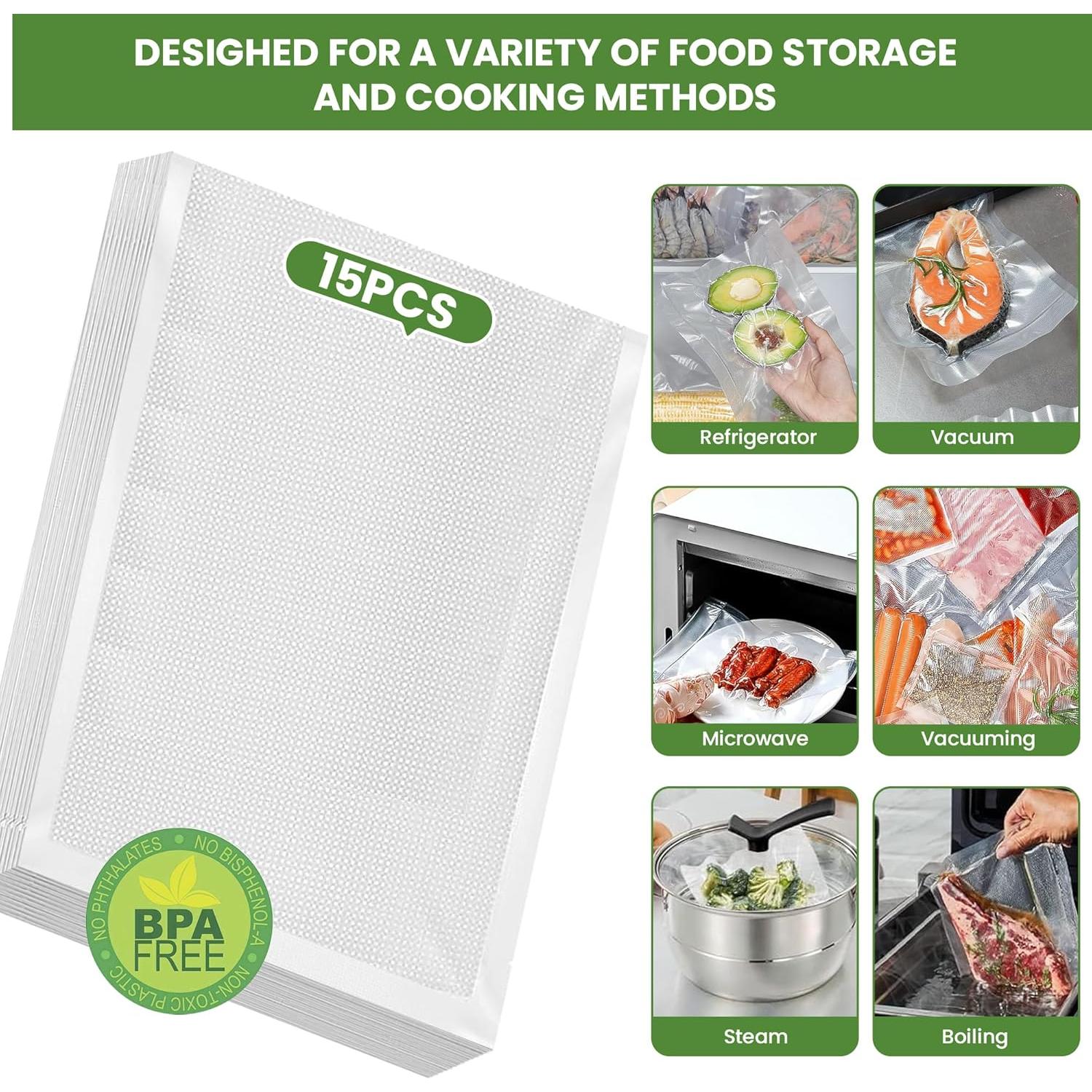 Sellador al vacío Bio-th GM-77 compacto 120W con 15 bolsas