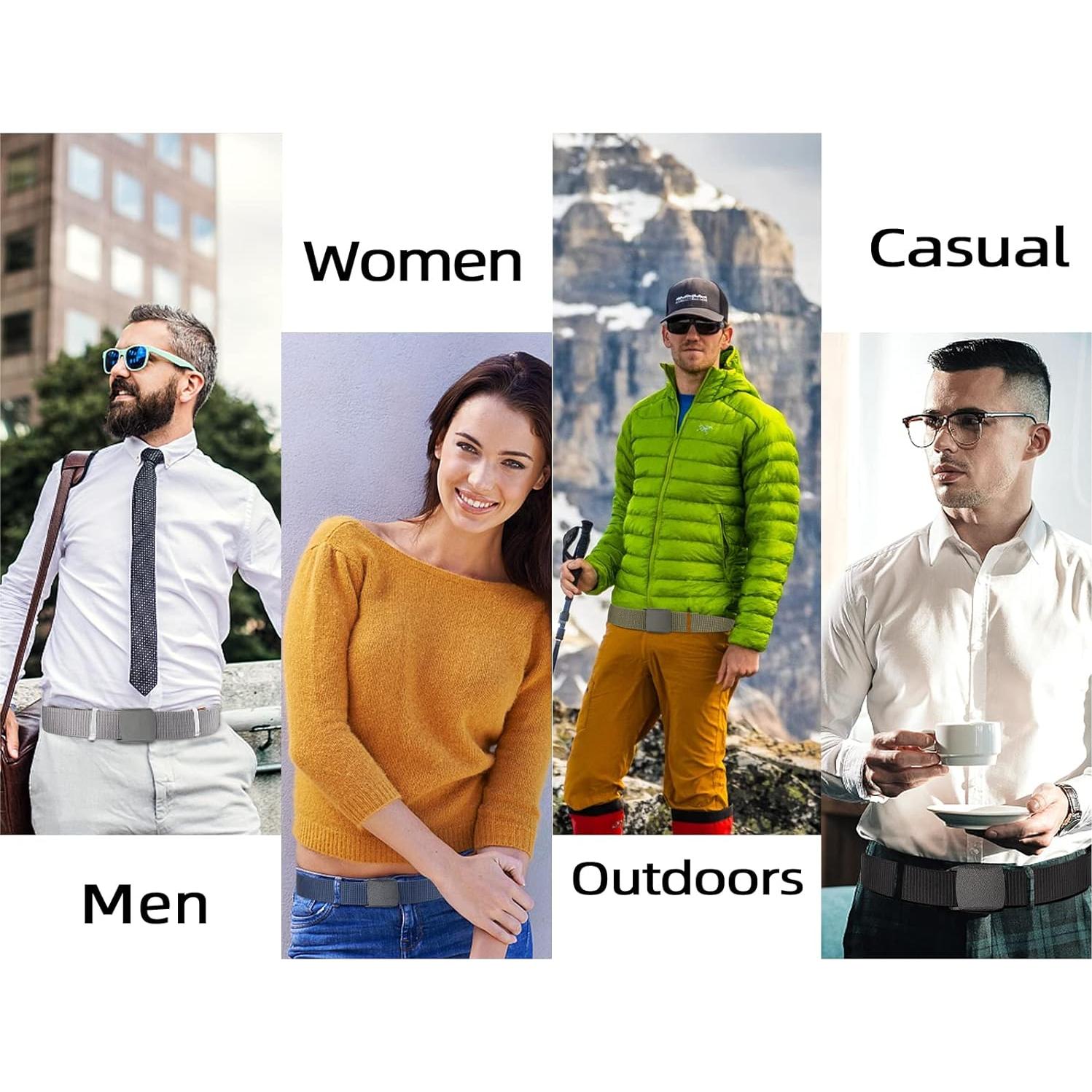 Cinturón Táctico Militar Nylon 6 Colores Ajustable 125 cm