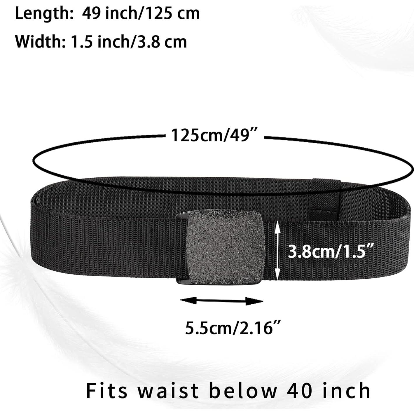 Cinturón Táctico Militar Nylon 6 Colores Ajustable 125 cm