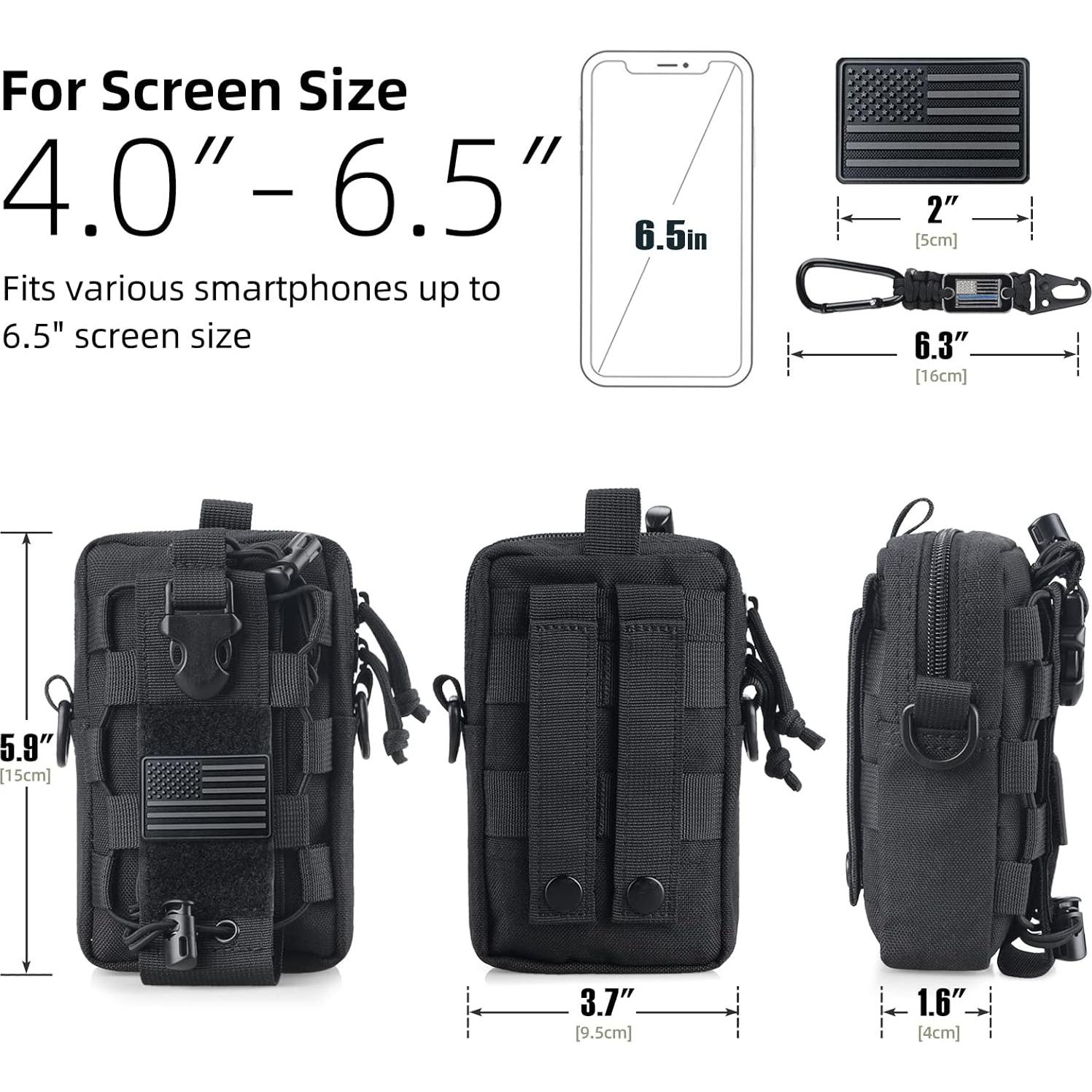Bolsa de Cintura WYNEX EDC Compacta con Correa Ajustable
