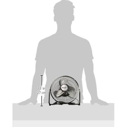Ventilador de Piso Comfort Zone 9" 3 Velocidades Inclinable