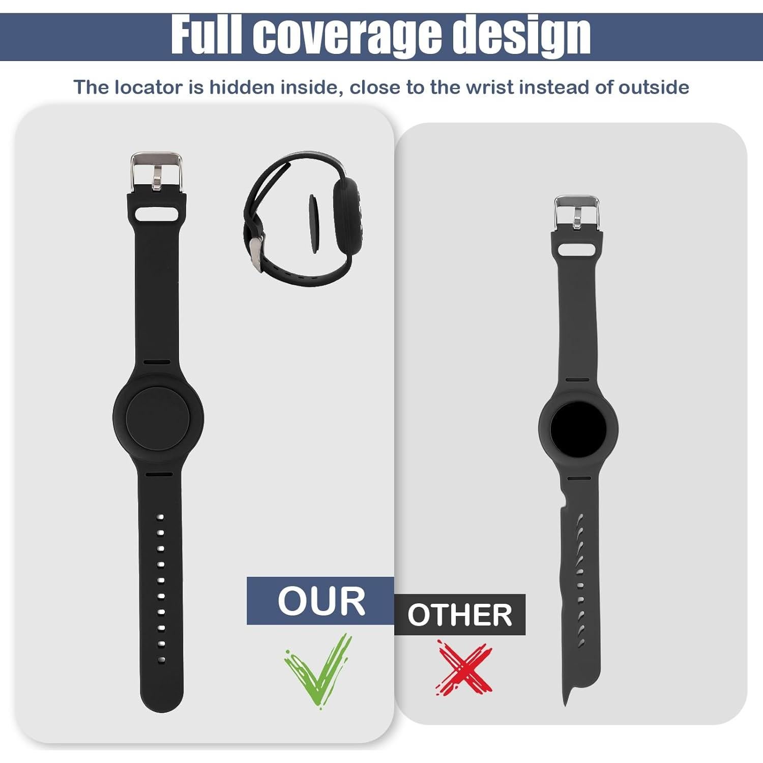 Pulsera de Silicona Impermeable para Niños NQEUEPN - Ajustable