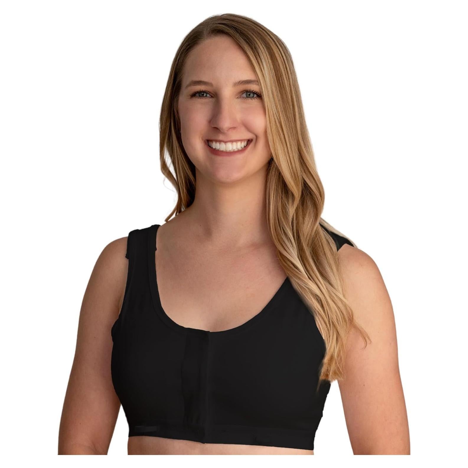 Sostén Gentle Touch Surg-Ease 4X Negro para recuperación