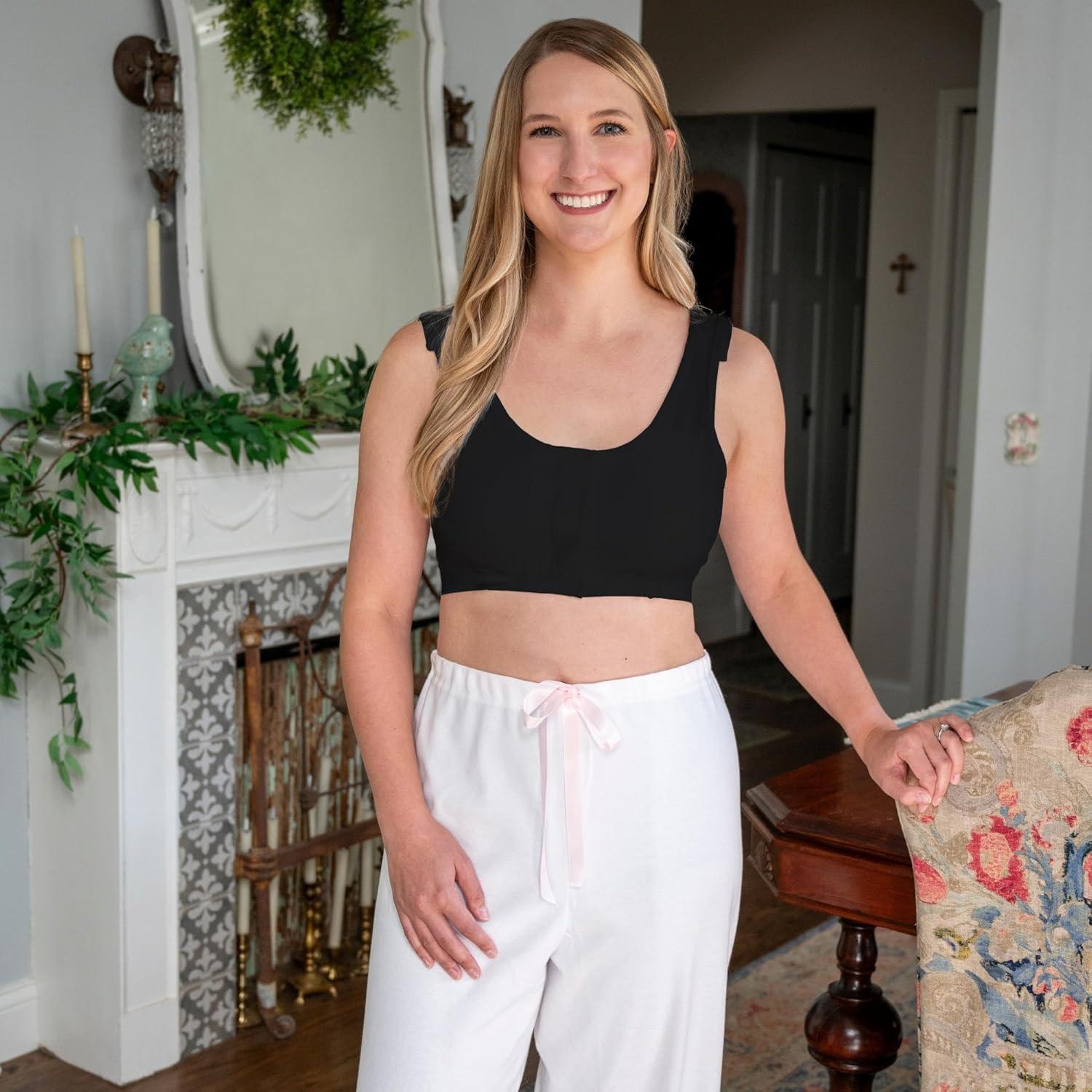 Sostén Gentle Touch Surg-Ease 4X Negro para recuperación