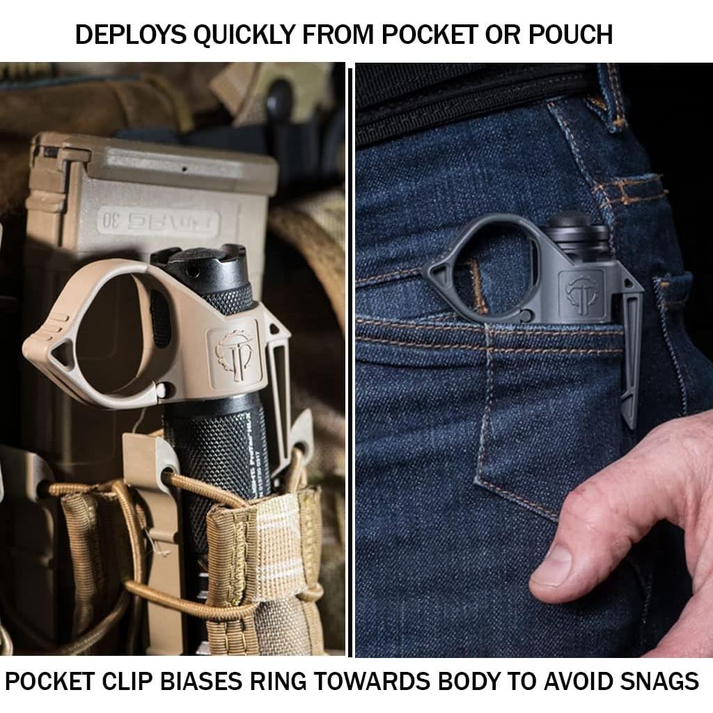 Anillo de Linterna Thyrm SwitchBack Grande 2.0 Negro