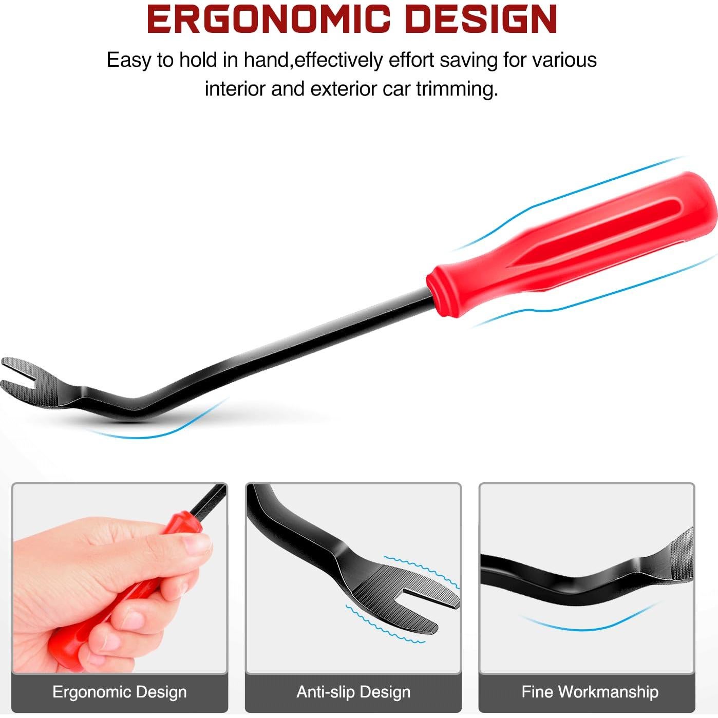 GOOACC 1000 Clips Universales para Automóviles + Removedor