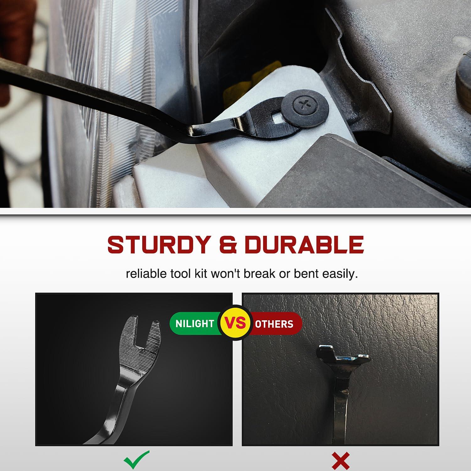 GOOACC 1000 Clips Universales para Automóviles + Removedor