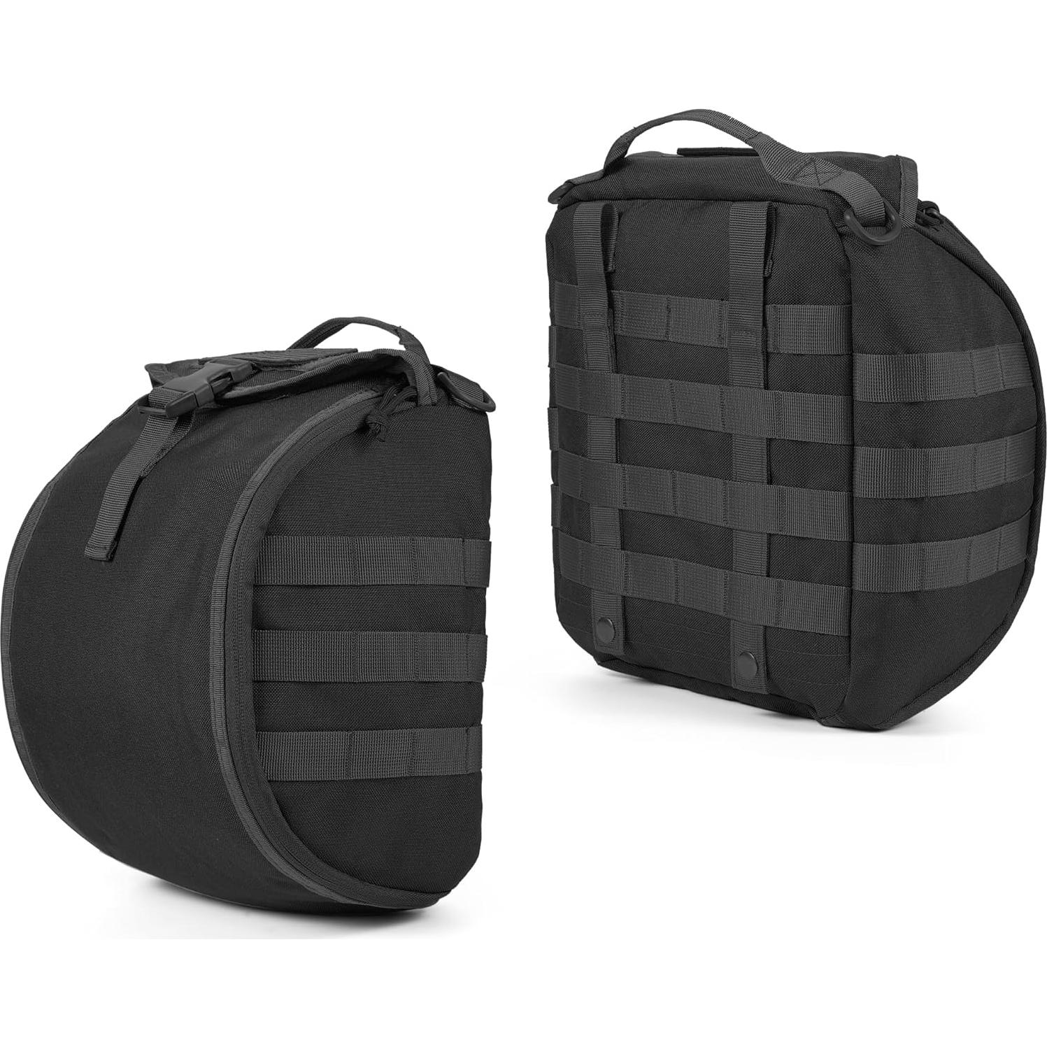 Bolsa de casco táctico FRTKK con 3 compartimentos y Molle
