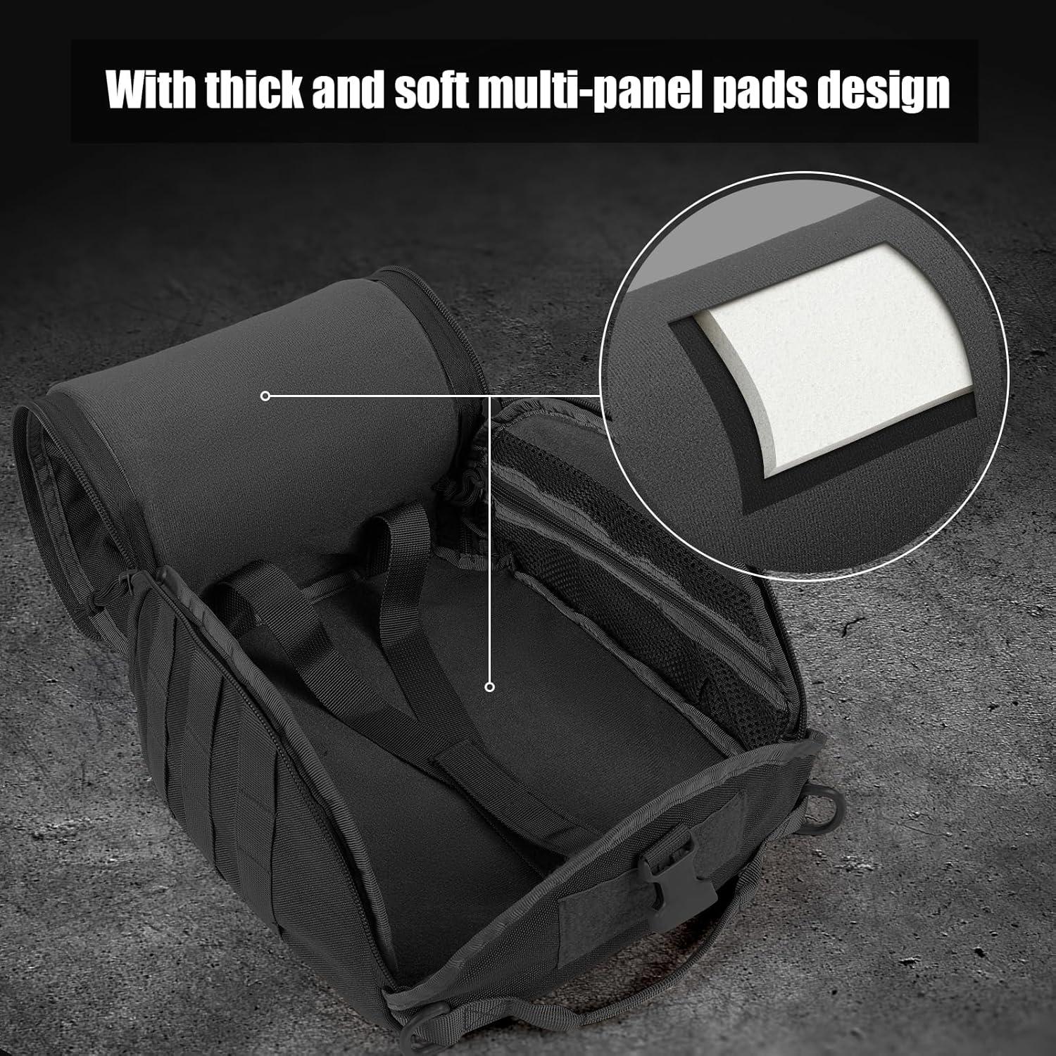 Bolsa de casco táctico FRTKK con 3 compartimentos y Molle