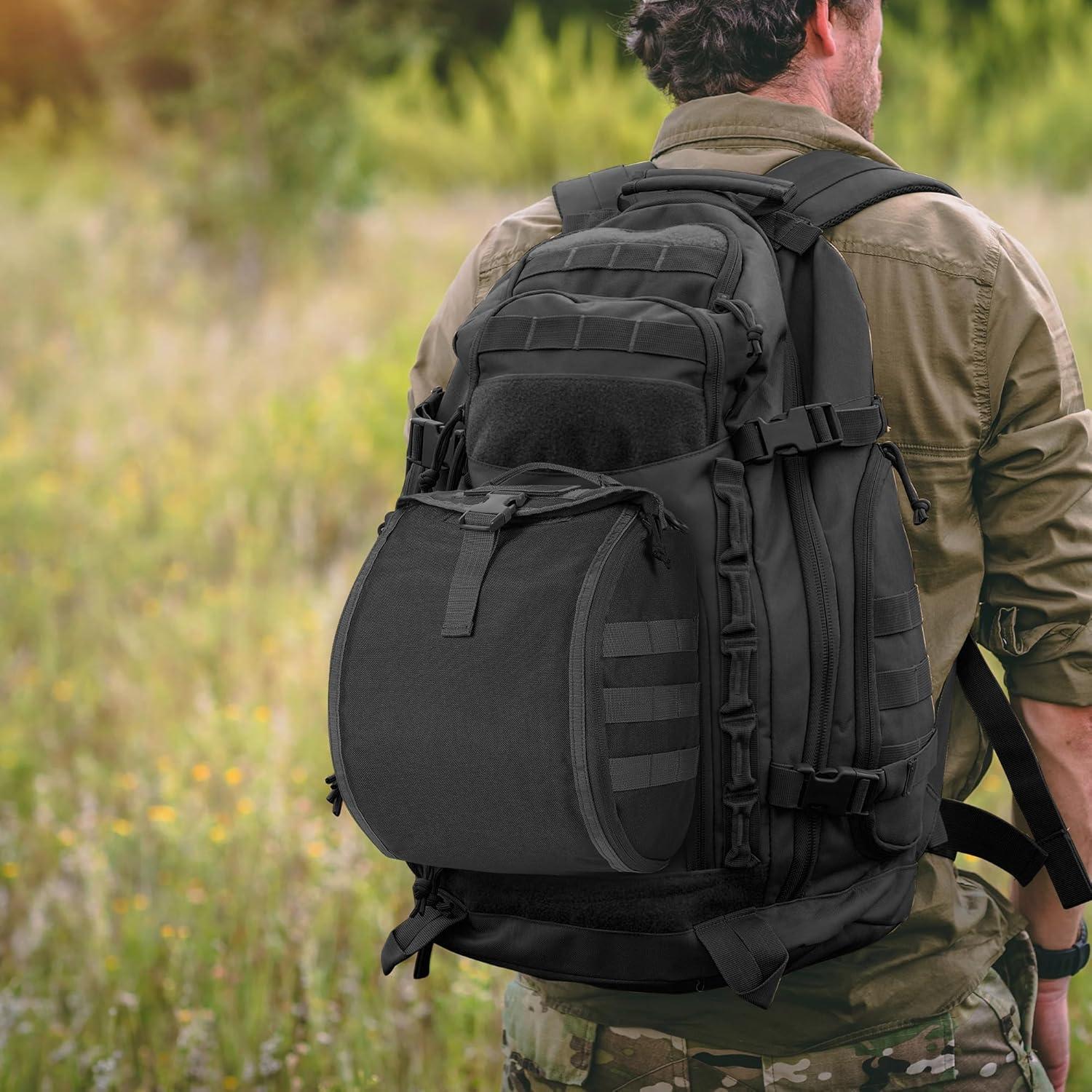 Bolsa de casco táctico FRTKK con 3 compartimentos y Molle