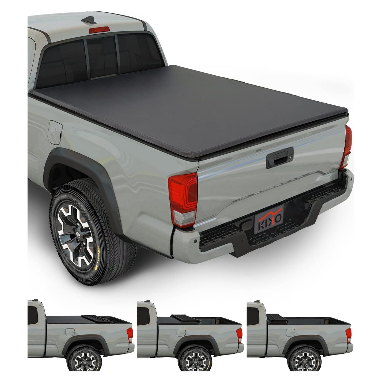 Cubierta Tonneau Kikito KTTT060 Plegado Suave 6ft Tacoma 2016-2025
