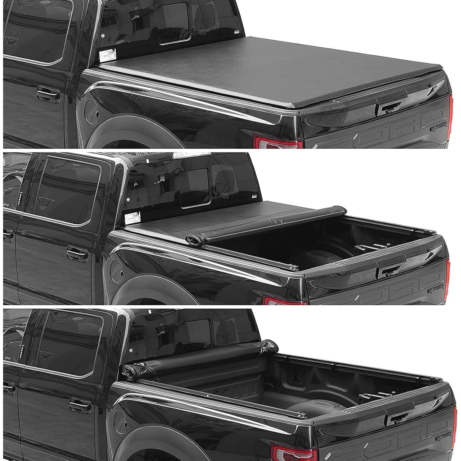 Cubierta Tonneau Roll-Up Suave Kikito para Toyota Tacoma 2016-2025 1.52m