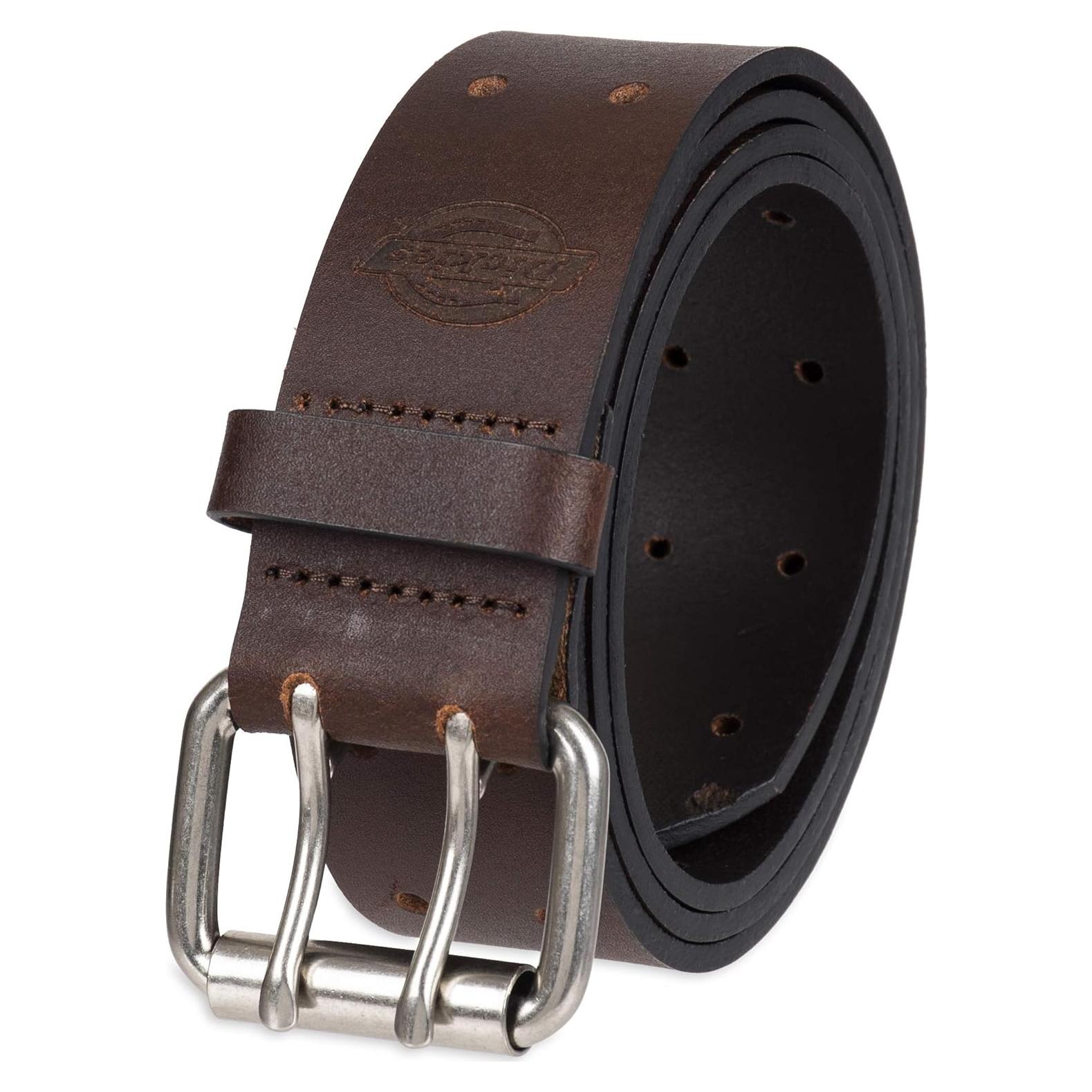 Cinturón de cuero Dickies para hombres 3X Marrón