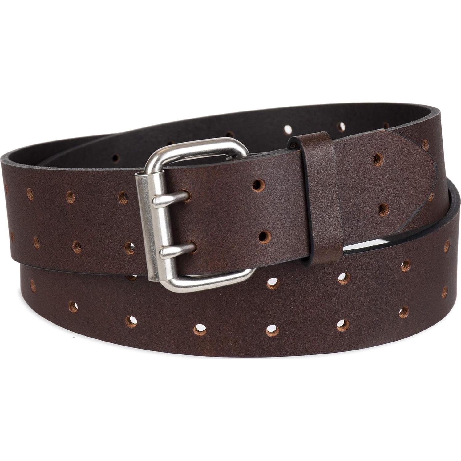 Cinturón de cuero Dickies para hombres 3X Marrón