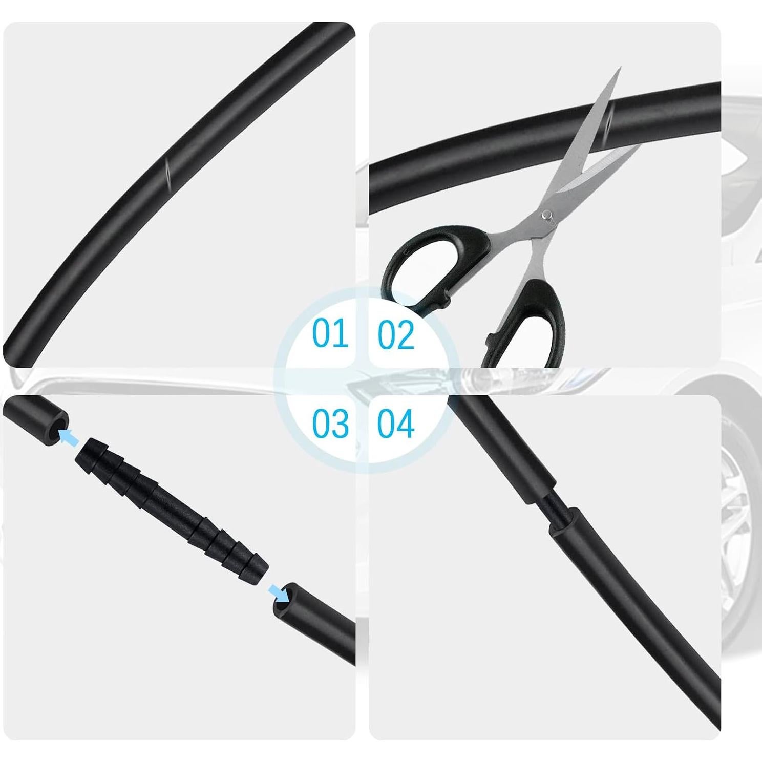 Kit de Conectores de Manguera de Vacío OFBAND 64PCS Nylon