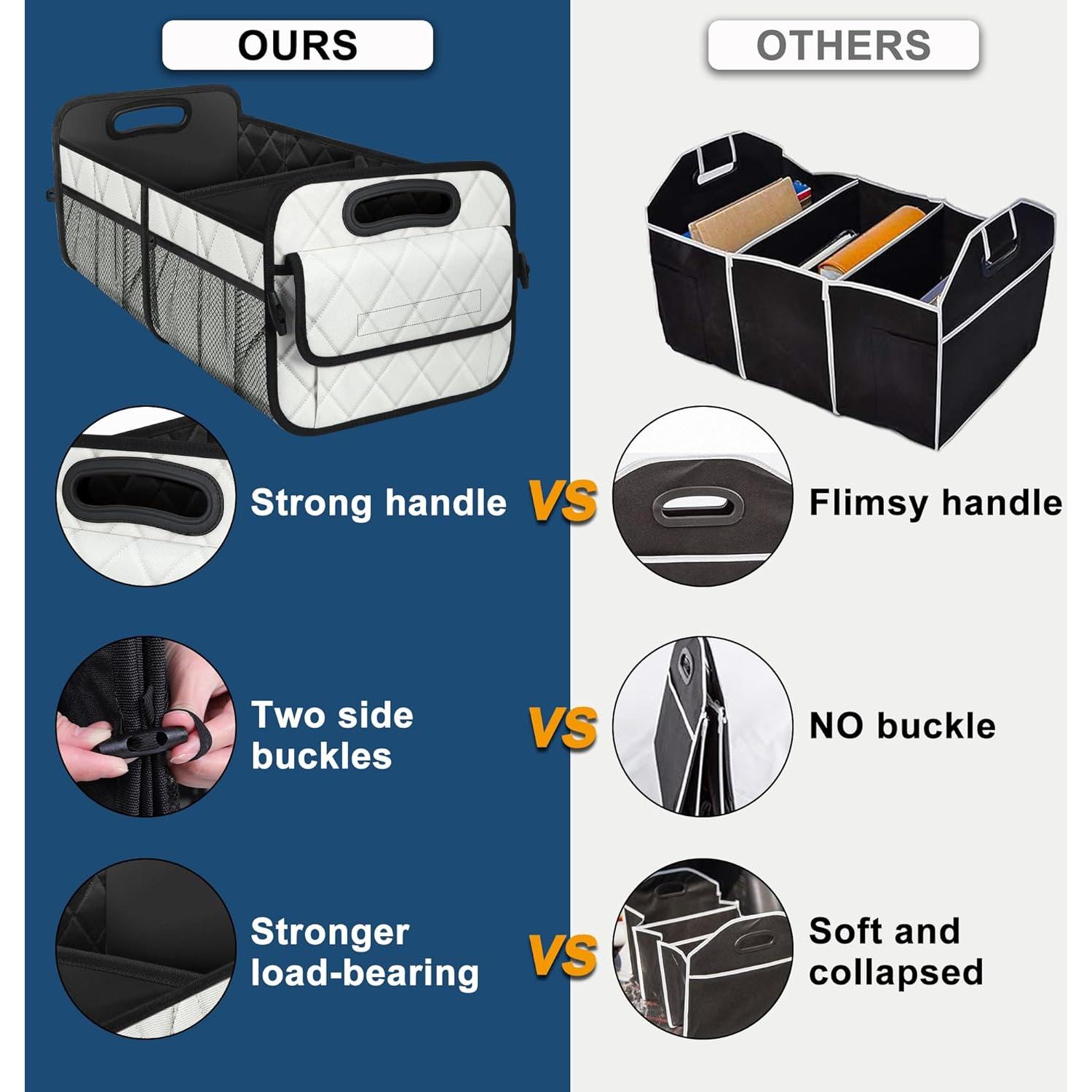 Organizador de Maletero Deosk WXAG-0032 50L Beige Impermeable