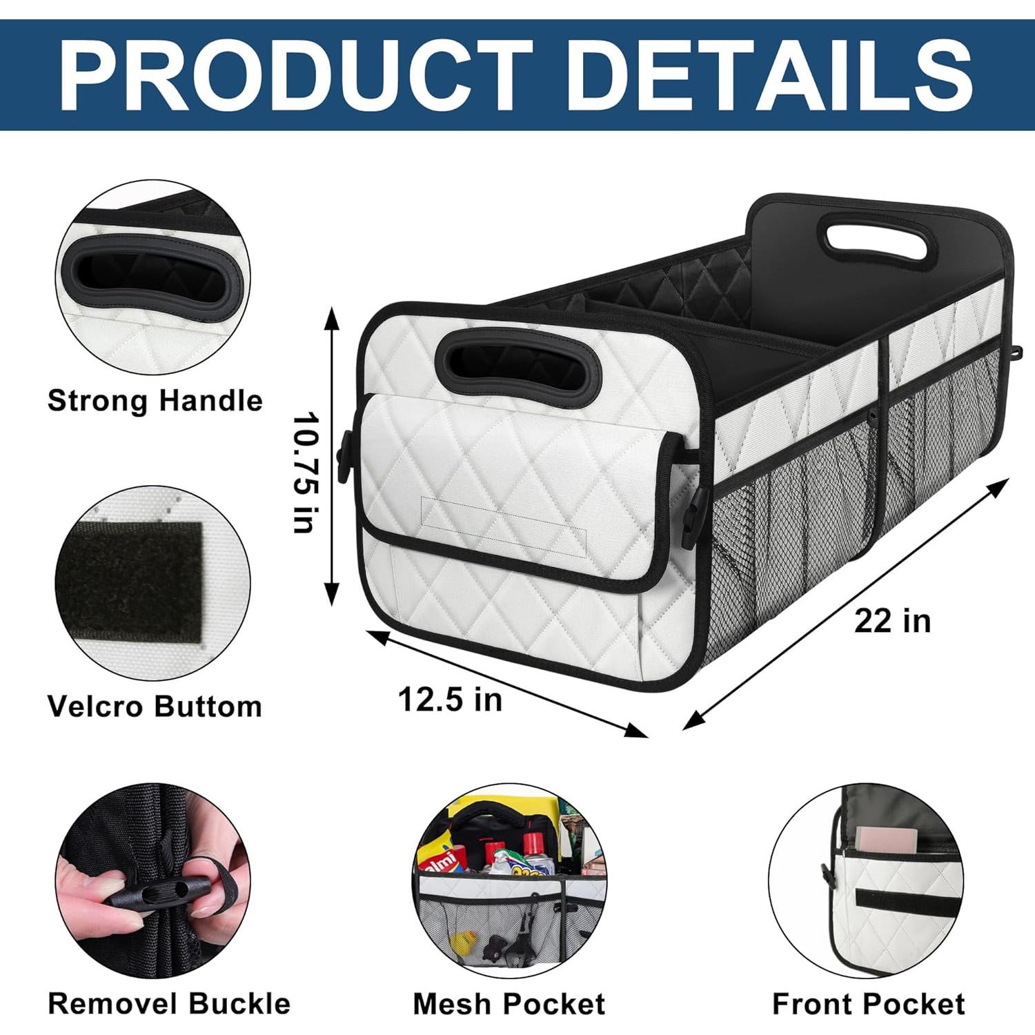 Organizador de Maletero Deosk WXAG-0032 50L Beige Impermeable