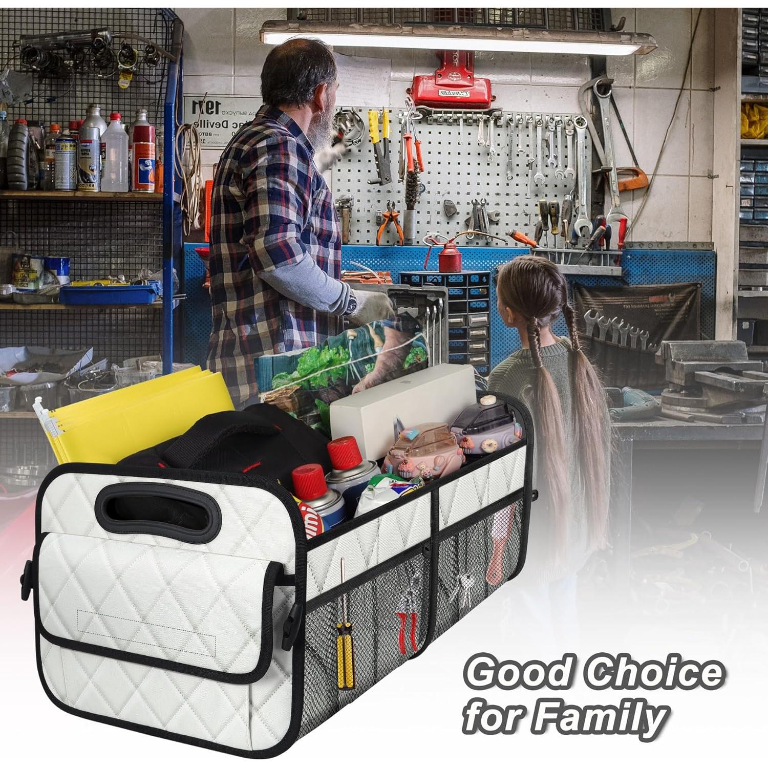 Organizador de Maletero Deosk WXAG-0032 50L Beige Impermeable