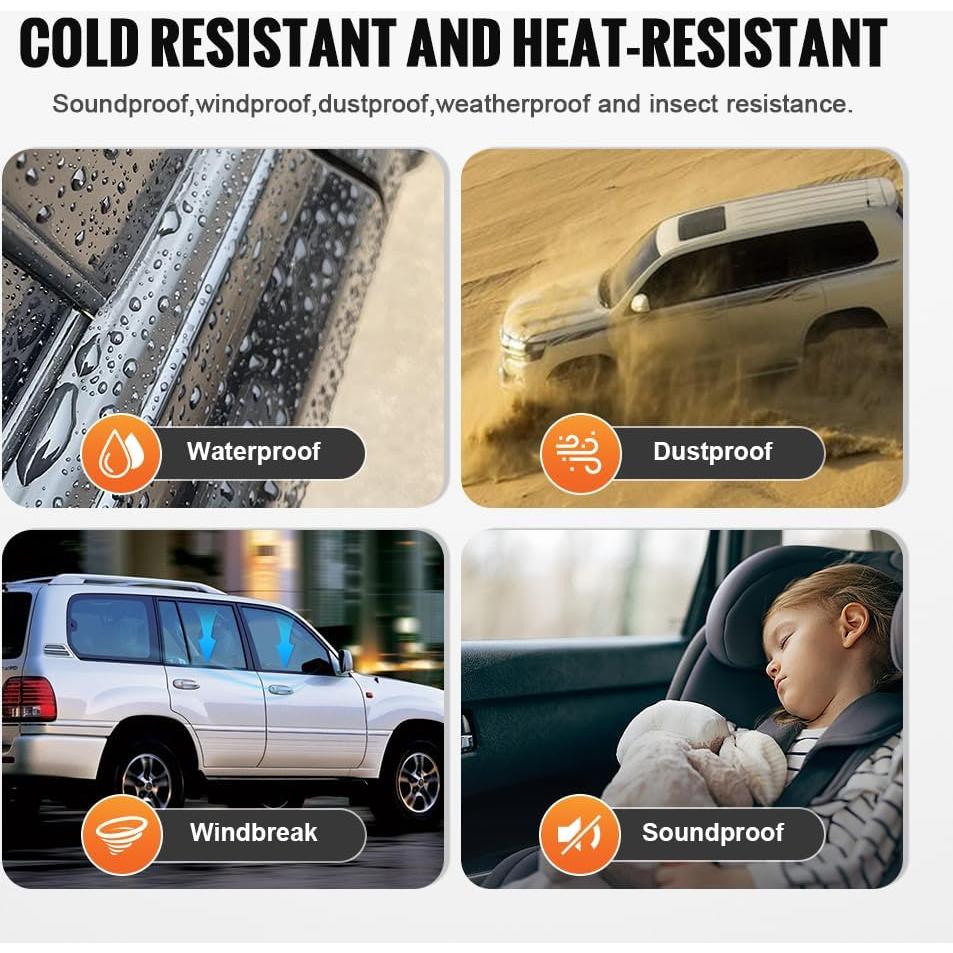 Sellos de Moldura de Ventana GZYF para Toyota Prado 2003-2009