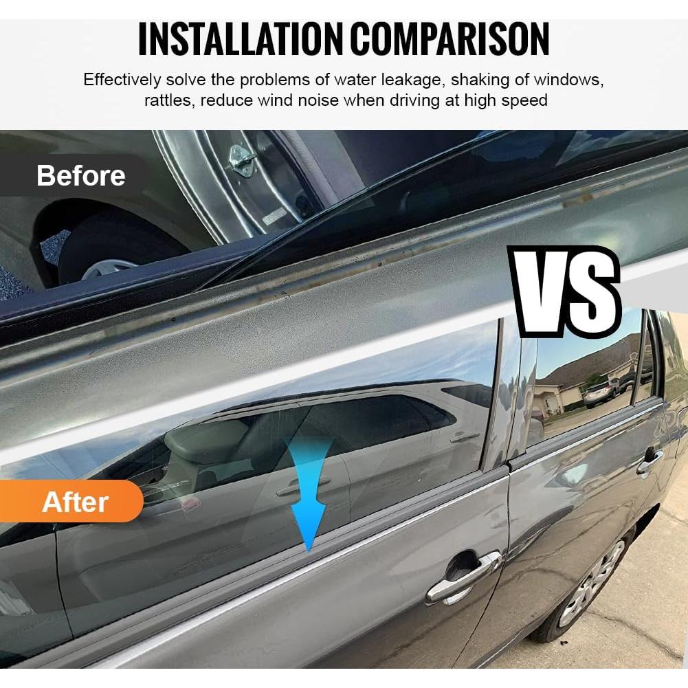 Sellos de Moldura de Ventana GZYF para Toyota Prado 2003-2009