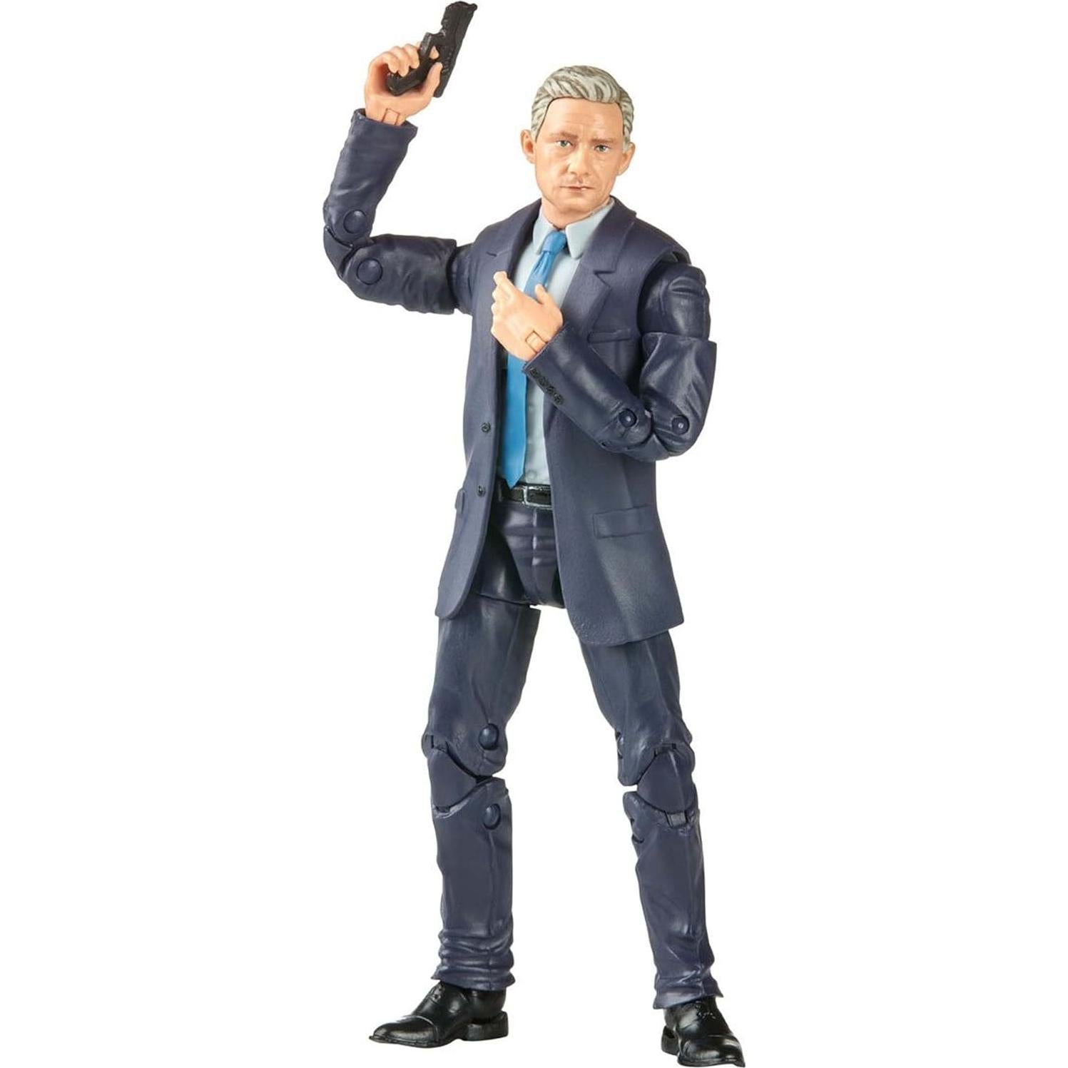 Marvel Legends Series Black Panther Legacy Collection Everett Ross 6-inch MCU Action Figure Toy, 1 Accessory, 3 Build-A-Figure Parts