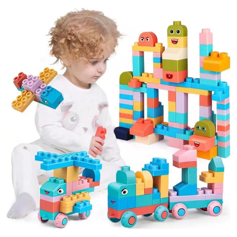 Juegos de Bloques Suaves Linxi 101 Piezas para Niños 18+ Meses