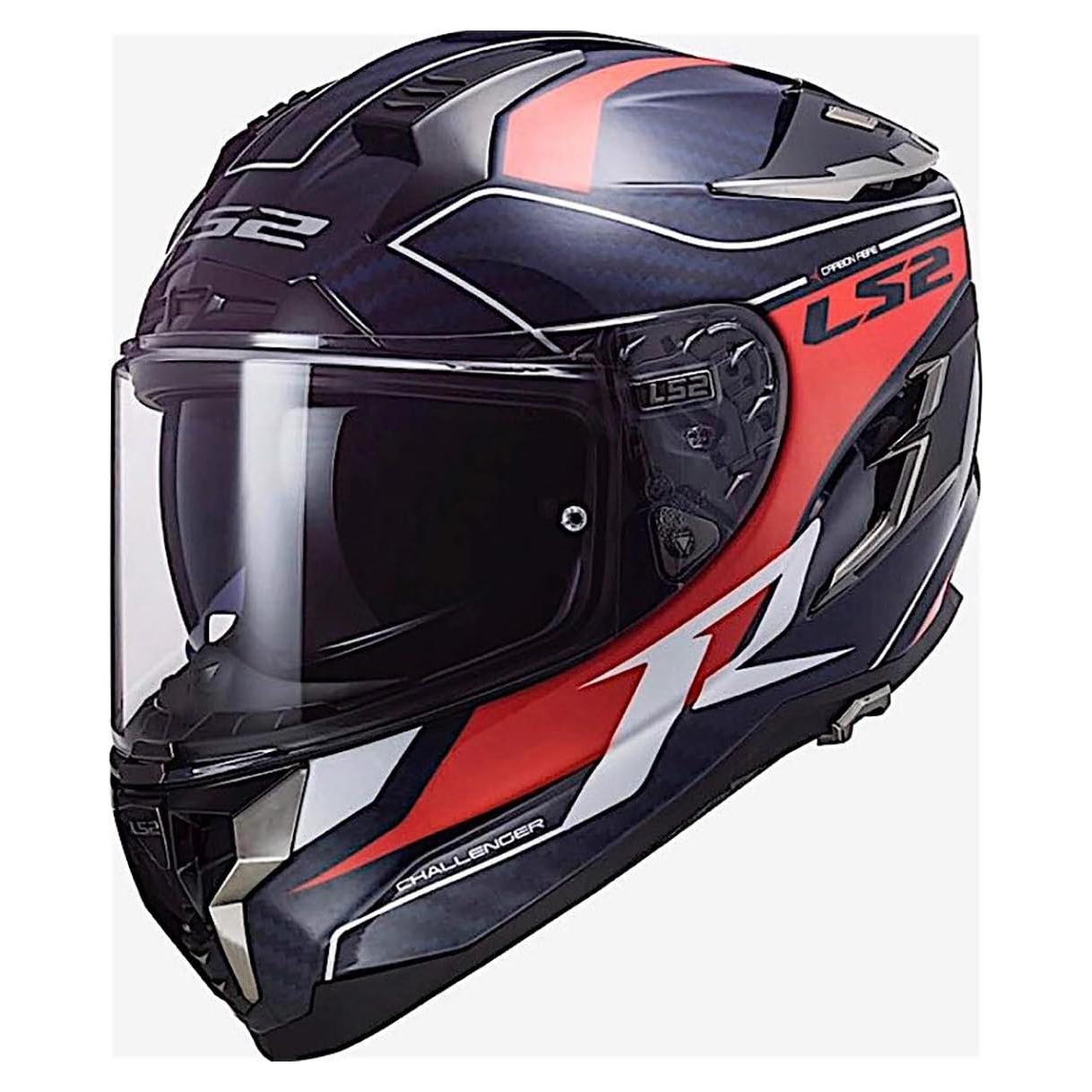 Casco LS2 Challenger Carbon GT Duro 3X-Large Azul