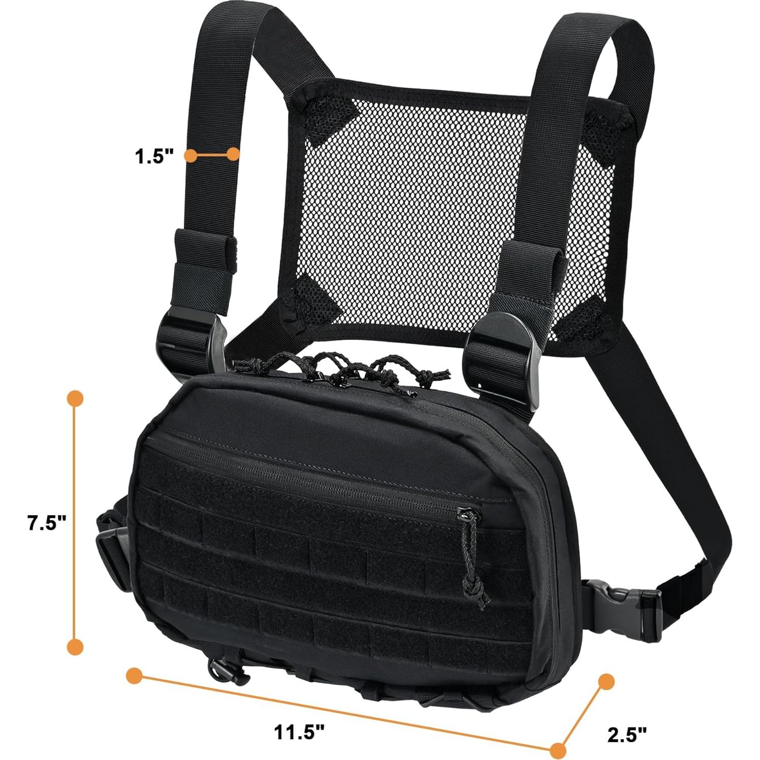 Chaleco Táctico Tactifans con Funda para Pistola Oculta