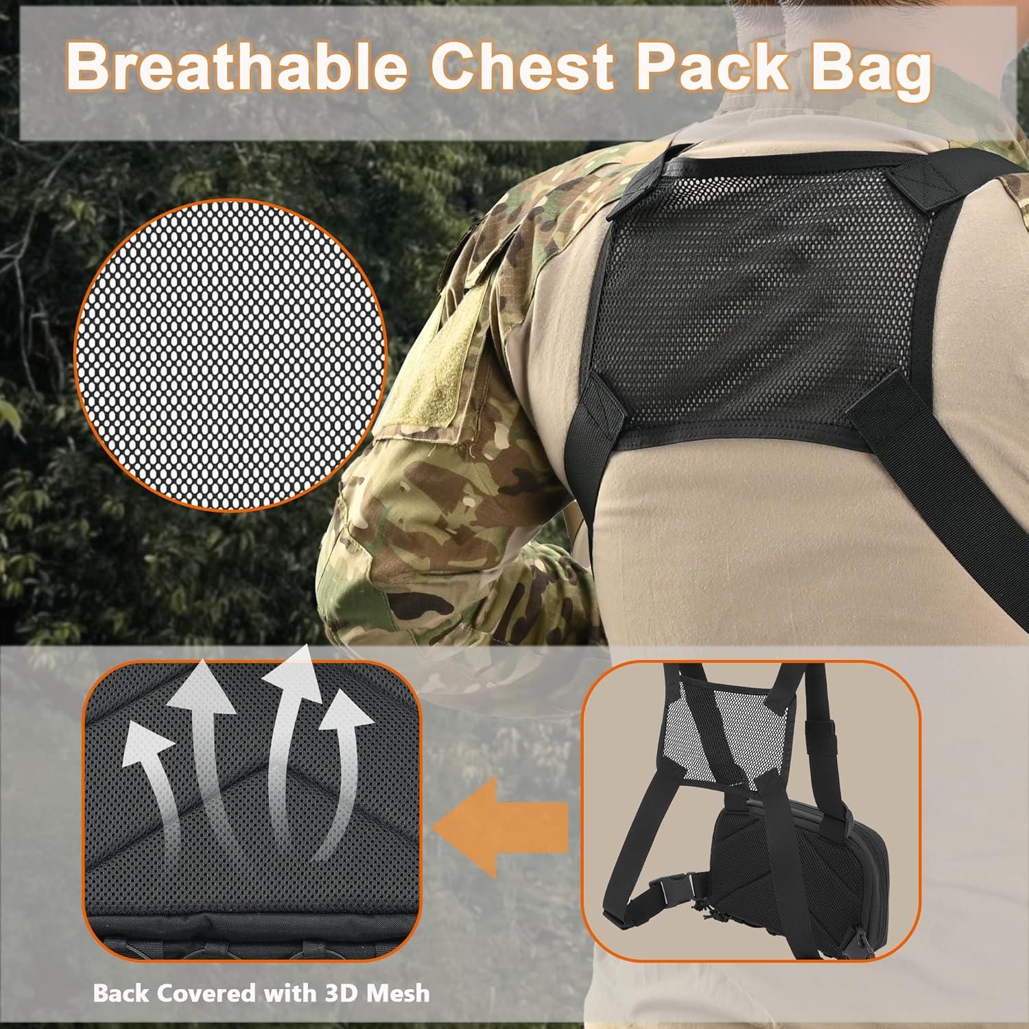 Chaleco Táctico Tactifans con Funda para Pistola Oculta