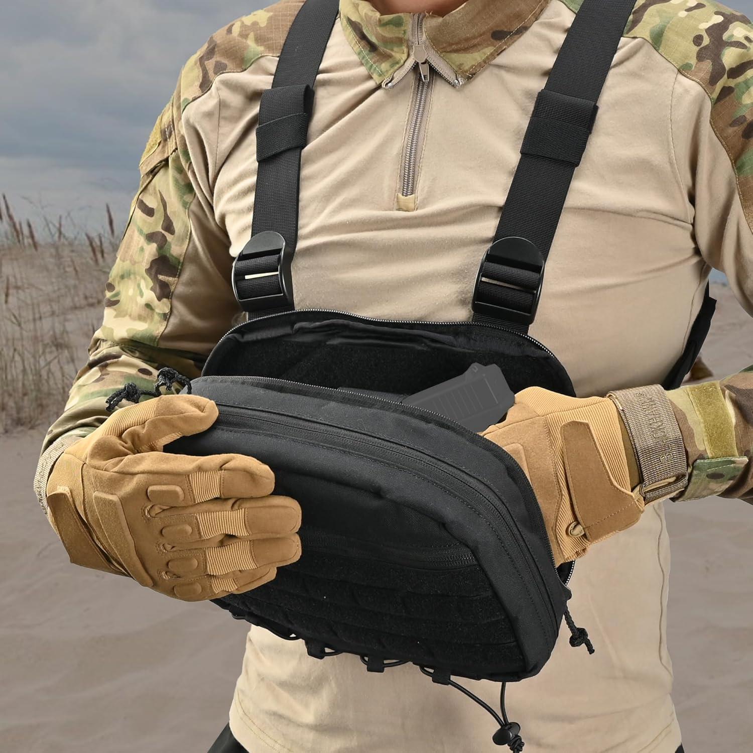 Chaleco Táctico Tactifans con Funda para Pistola Oculta