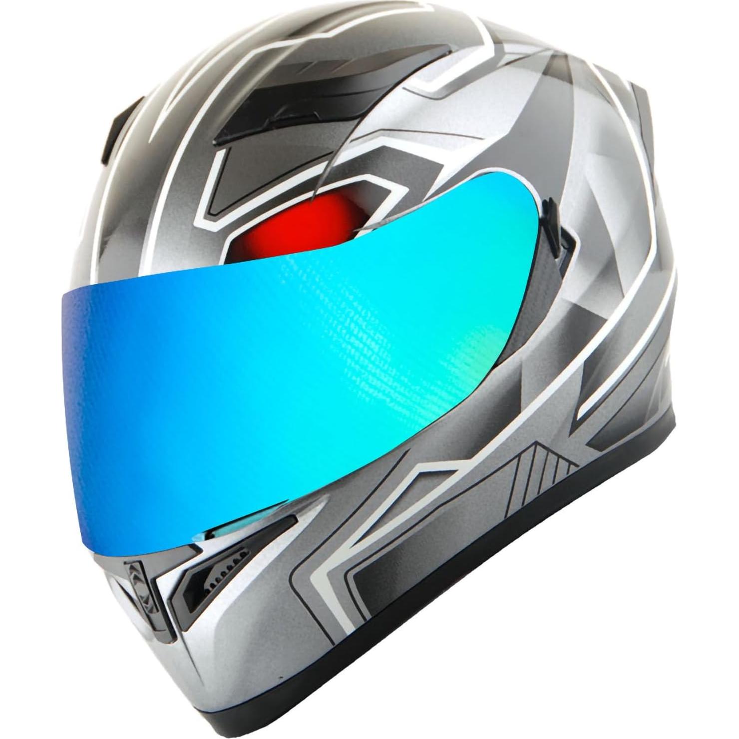 Casco de Moto 1Storm HJK316 Doble Visor Anti Niebla M