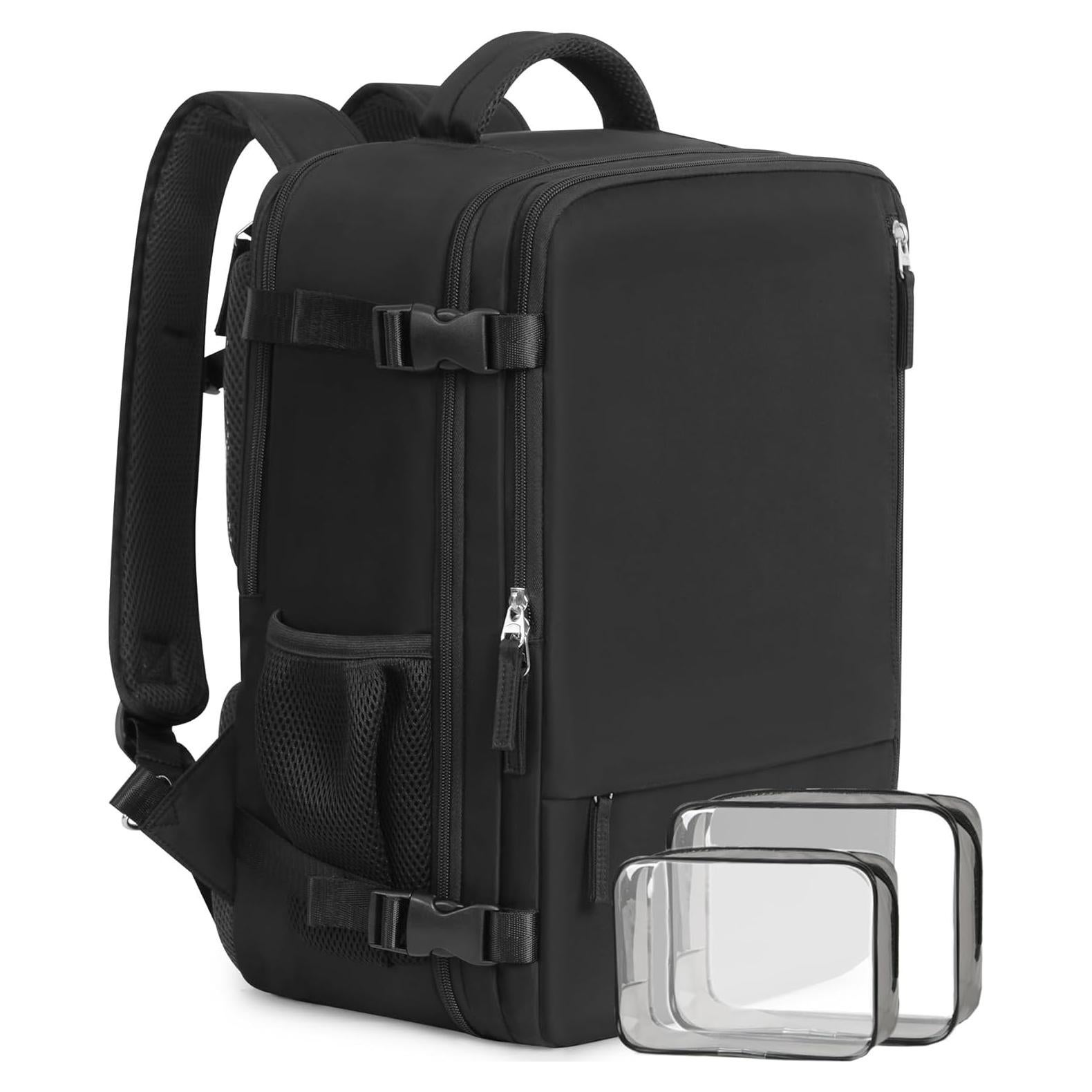 Mochila de Viaje Beraliy 40L para Laptop 17.3" Negra