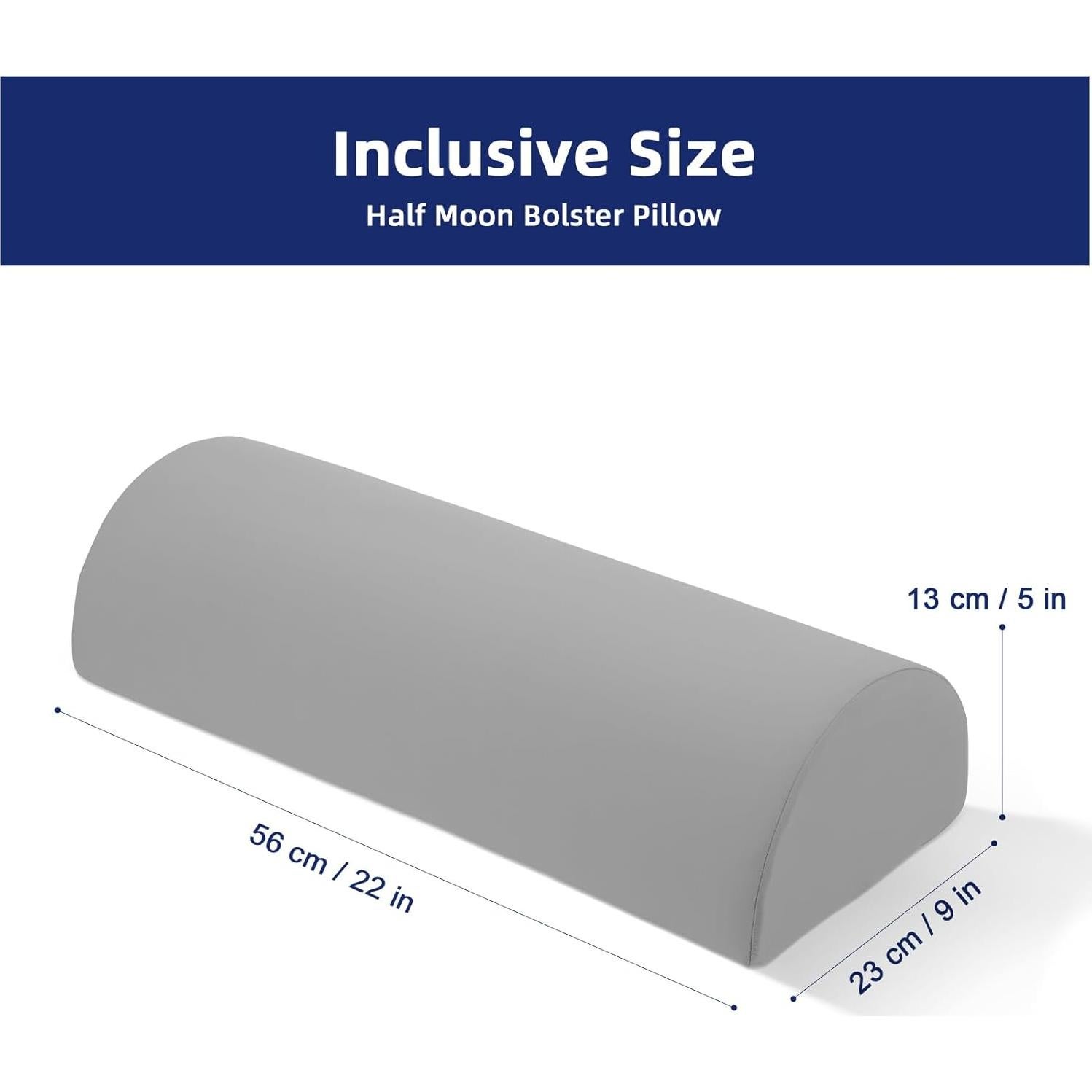 Almohada de Soporte para Rodilla Ruizman - Espuma Viscoelástica con Funda Refrigerante