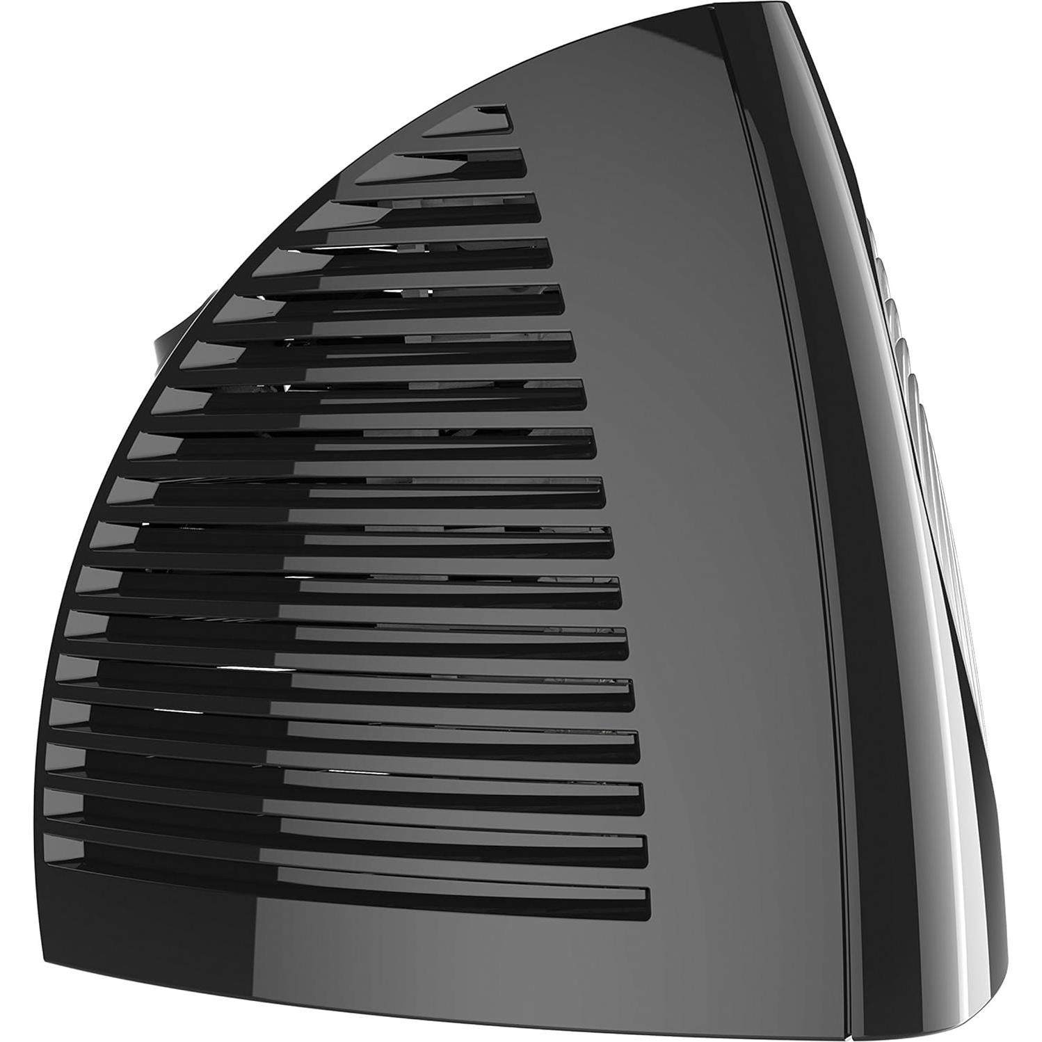Vornado VH202 Personal Space Heater, Advanced Safety Features, 2 Heat Settings, Direct Heating, Fan Only Setting, Cool-Touch Exterior, Signature Vortex Heat Circulation, Gentle Heating, Black