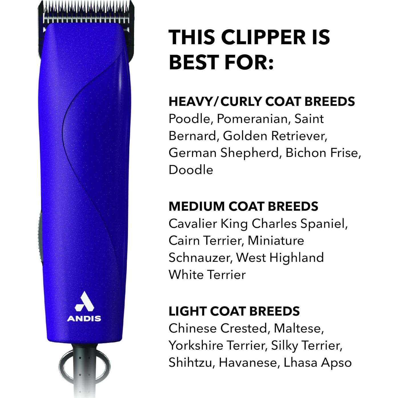 Cortadora de Pelo para Perros Andis 24820 EasyClip 7 Piezas