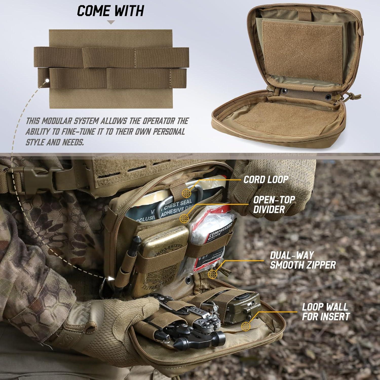 Bolsa Dangler Táctica WYNEX para Portaplacas 20.5x14x5 cm