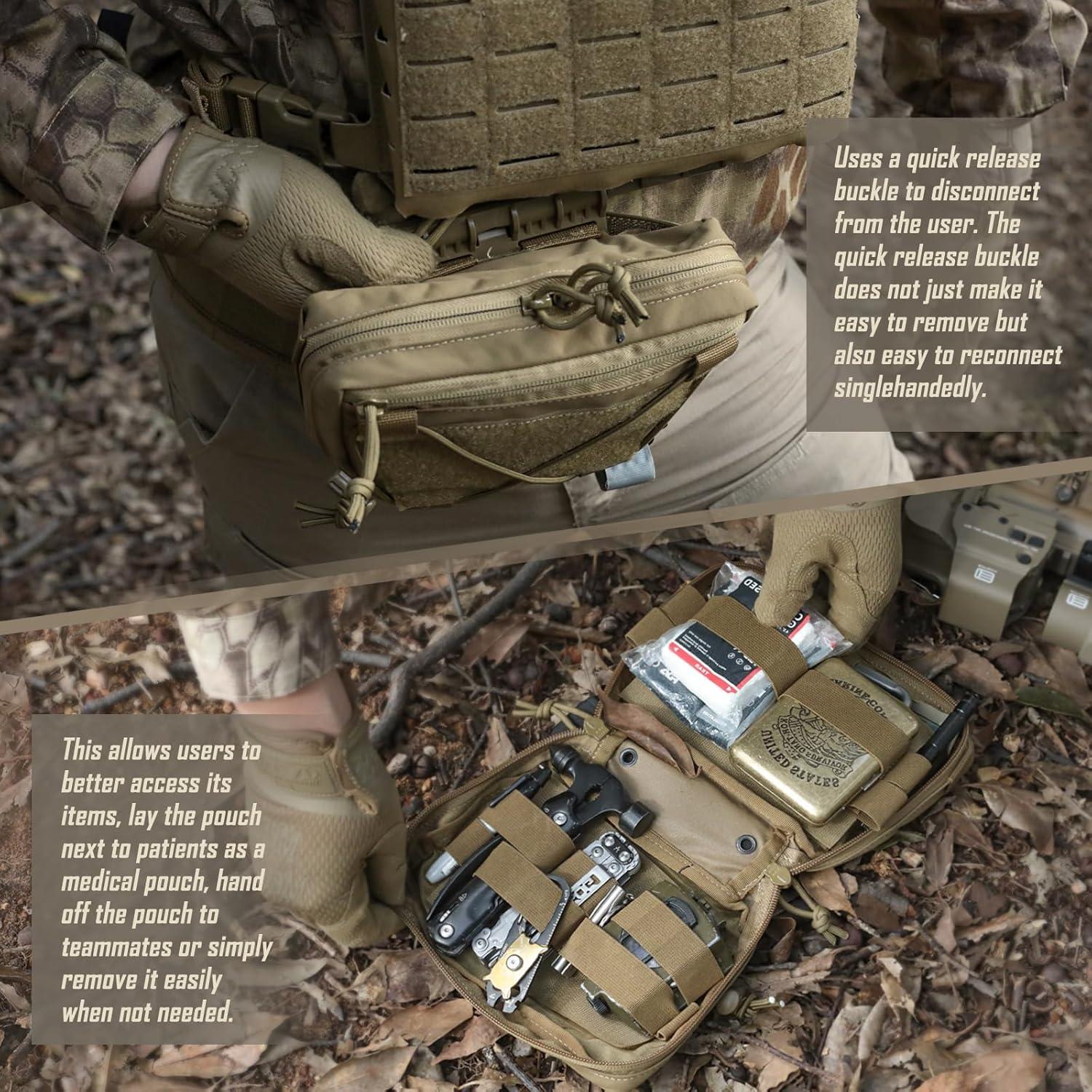 Bolsa Dangler Táctica WYNEX para Portaplacas 20.5x14x5 cm