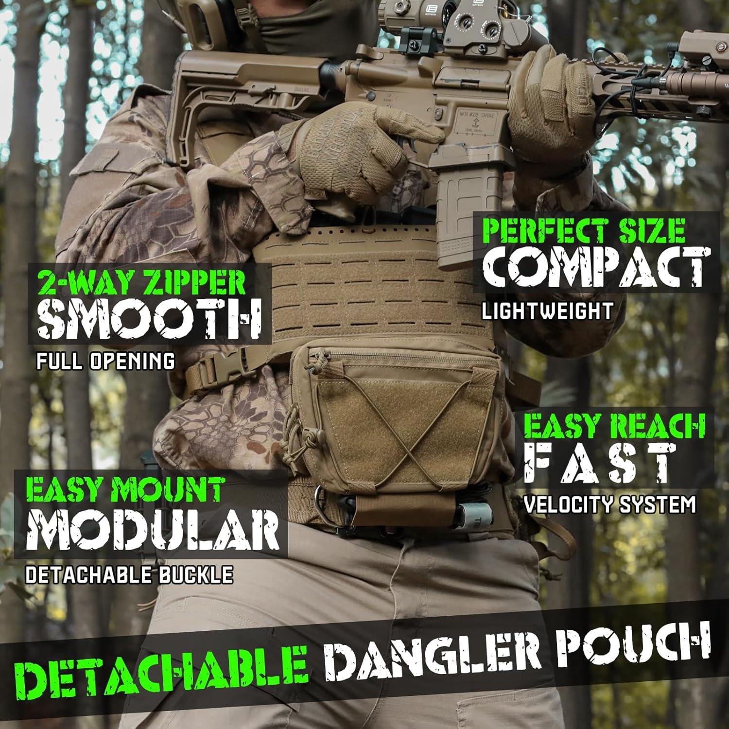 Bolsa Dangler Táctica WYNEX para Portaplacas 20.5x14x5 cm