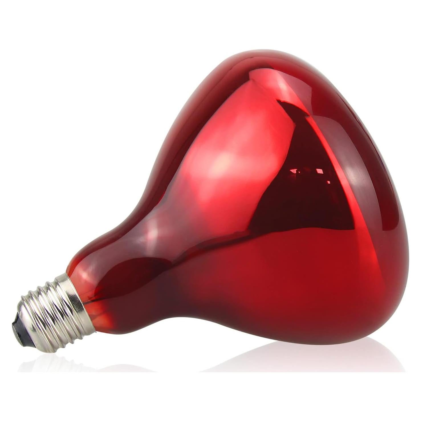 Bombilla de Calor Incandescente 150W E26 Luz Roja Terapia