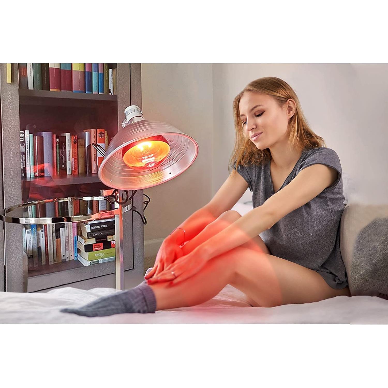 Bombilla de Calor Incandescente 150W E26 Luz Roja Terapia