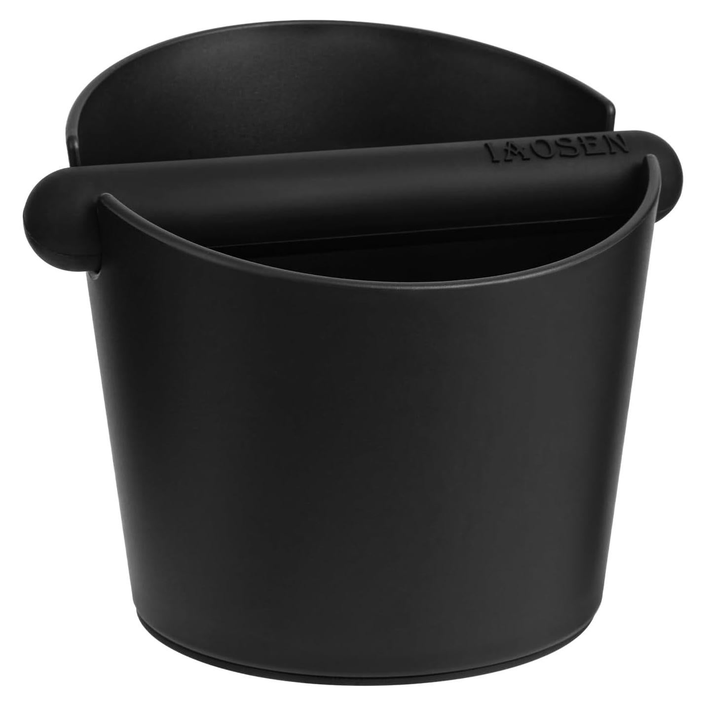 6.3Inch Knock Box Large Espresso Knock Box Shock-Absorbent Knock Box Espresso with Removable Knock Bar and Non-Slip Base Espresso Machine Accessories for Home/Office