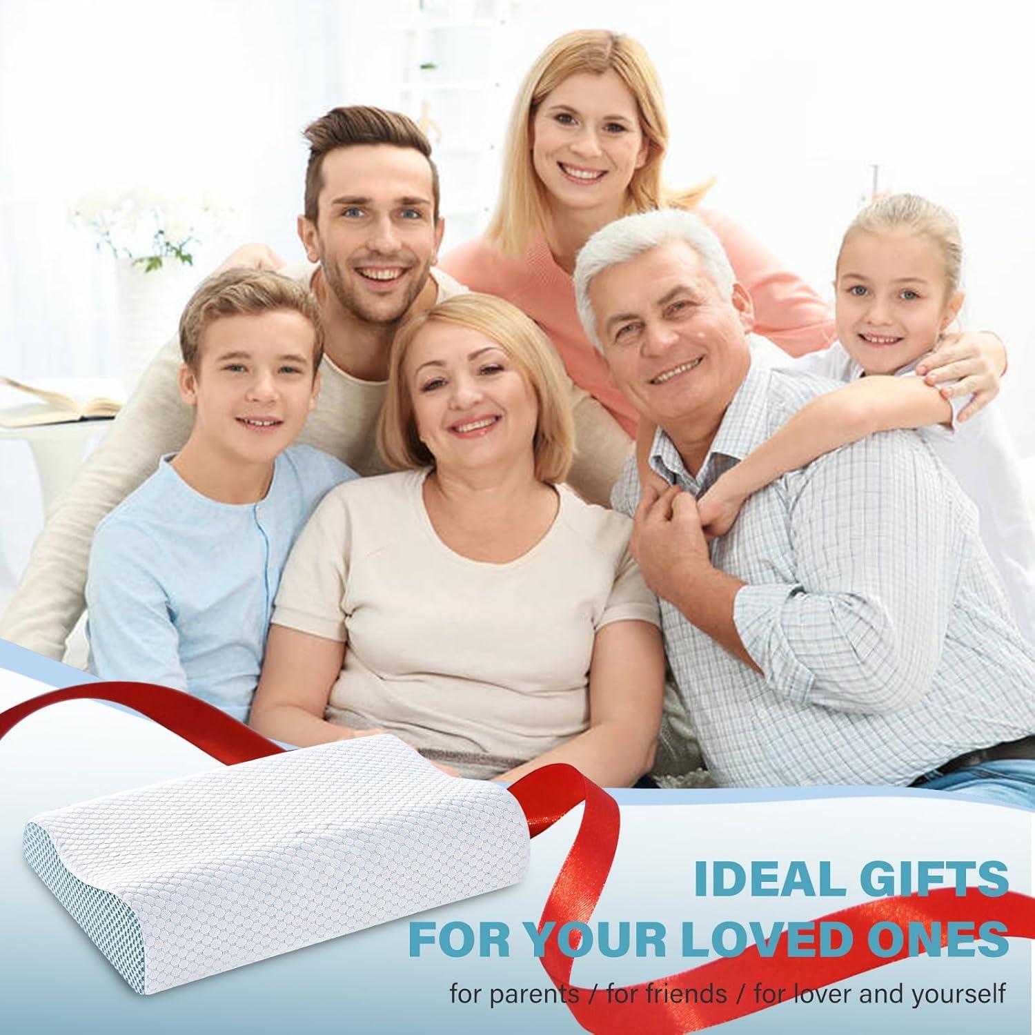 Almohadas de Espuma con Memoria SUFOR - Set de 2, Ajustables