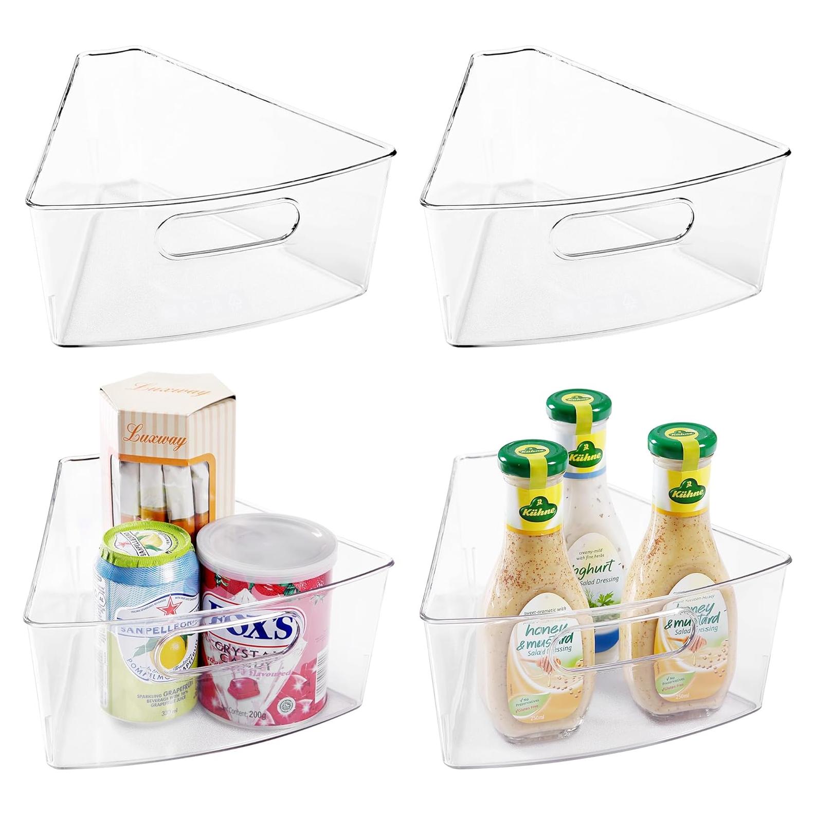 Conjunto de Organizadores Oubonun Lazy Susan 4 Piezas 25.9x23.9 cm