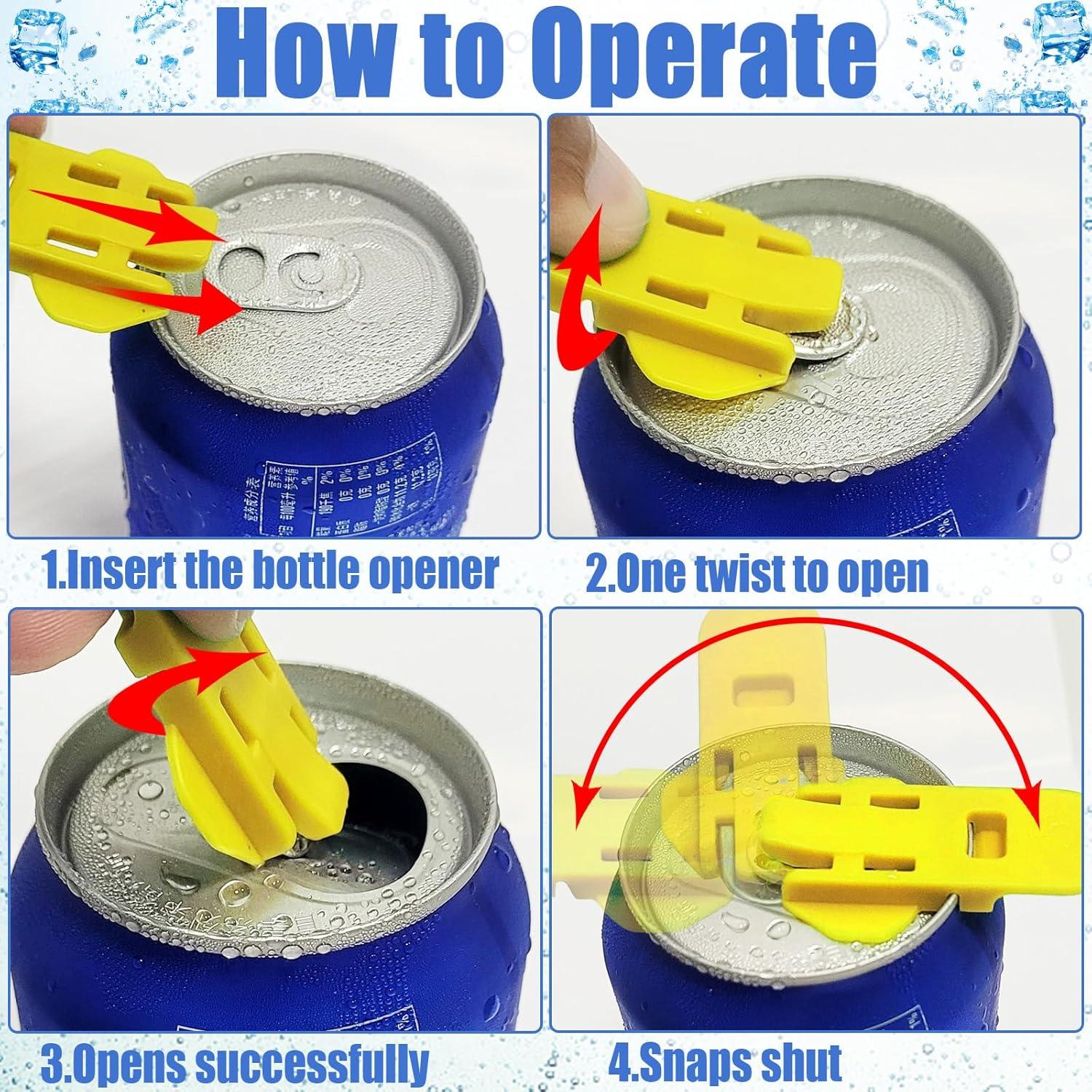 Abrebotellas Manual Rimoev, Paquete de 30 Coloridos para Latas