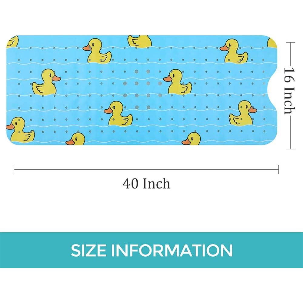 Alfombra de Baño Antideslizante Tubozadi 101.6x40.6cm Patos
