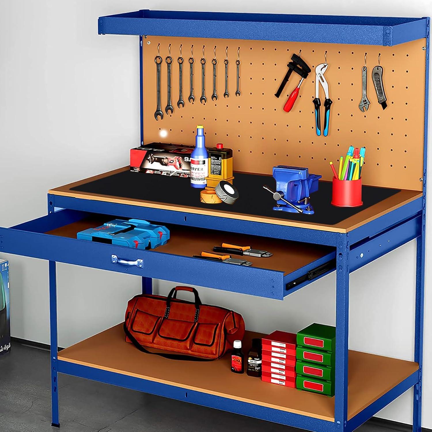 Alfombrilla de Silicona Extra Grande InfiOne 120x48 cm Negra