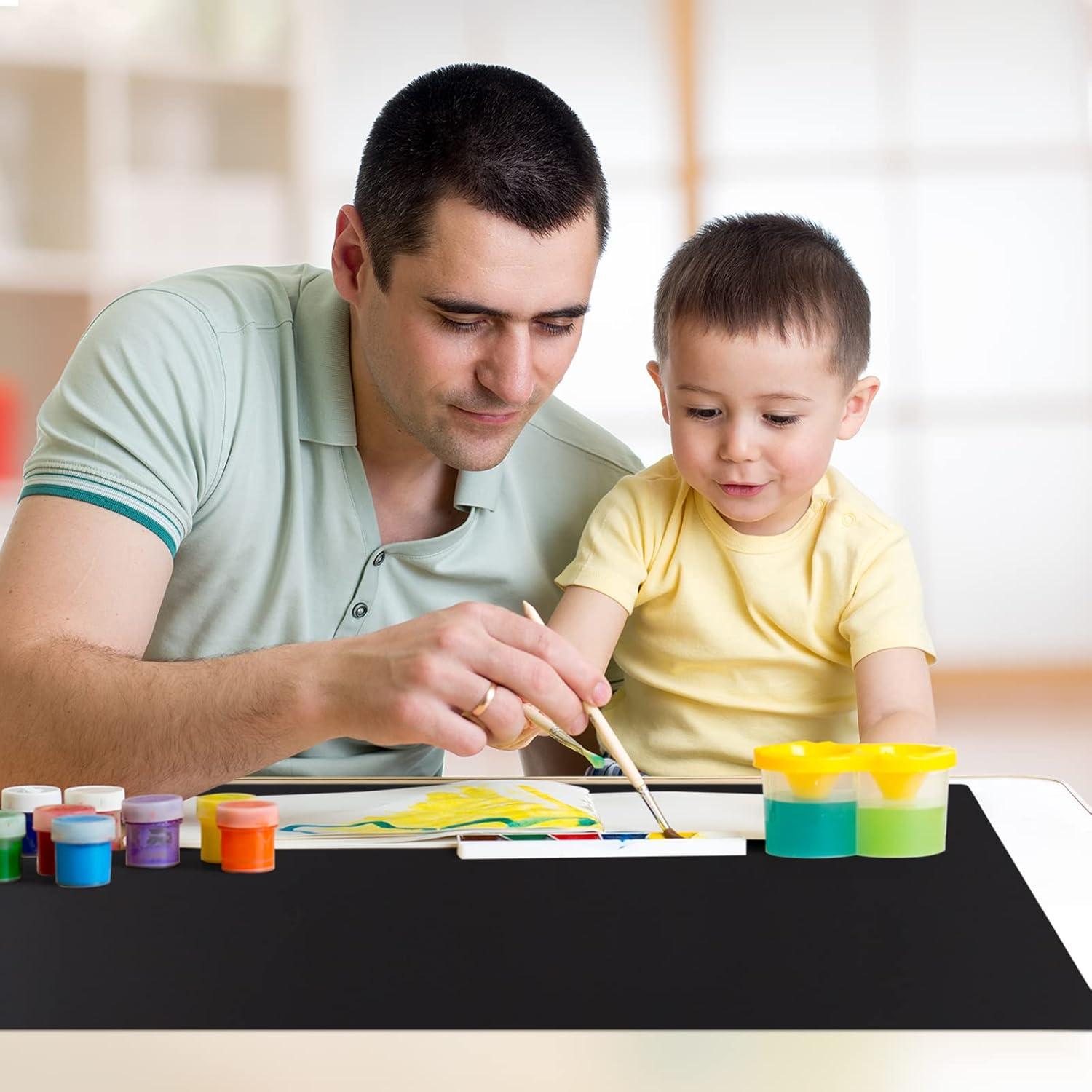 Alfombrilla de Silicona Extra Grande InfiOne 120x48 cm Negra