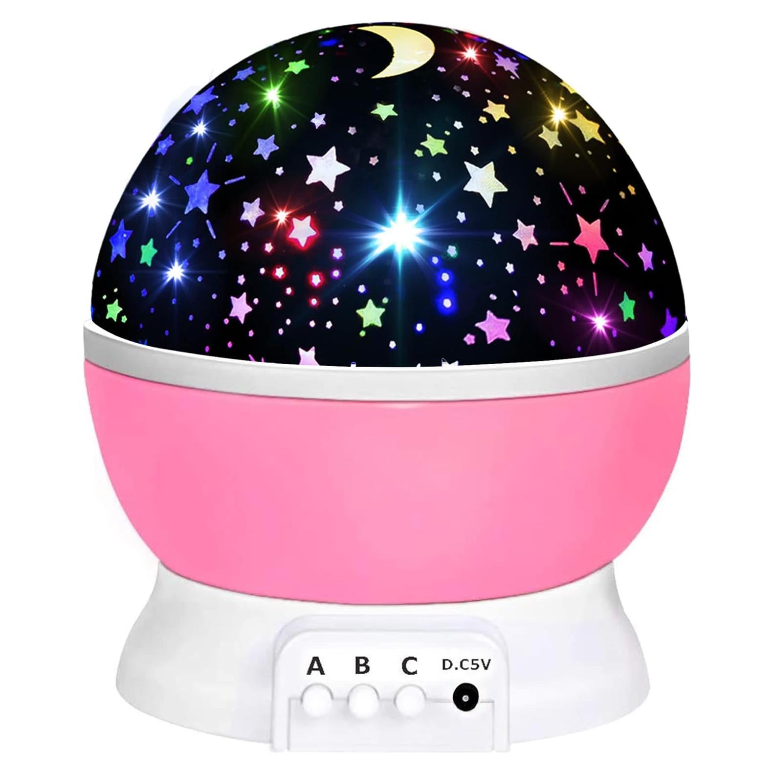Proyector de Estrellas HONGID Rosa Luz Nocturna 12.7cm